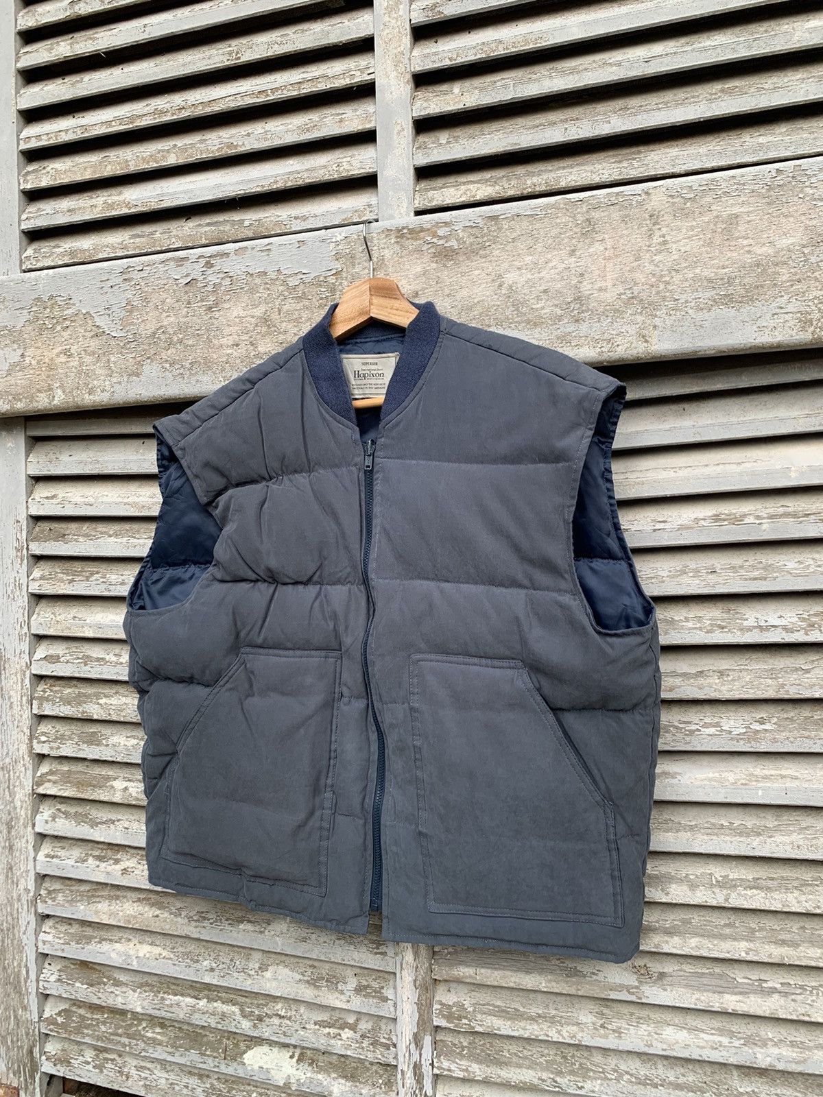 Vintage 🪖Vintage HAPIXON MILITARY STYLE Sleeveless Bomber Jacket Size US M / EU 48-50 / 2 - 2 Thumbnail