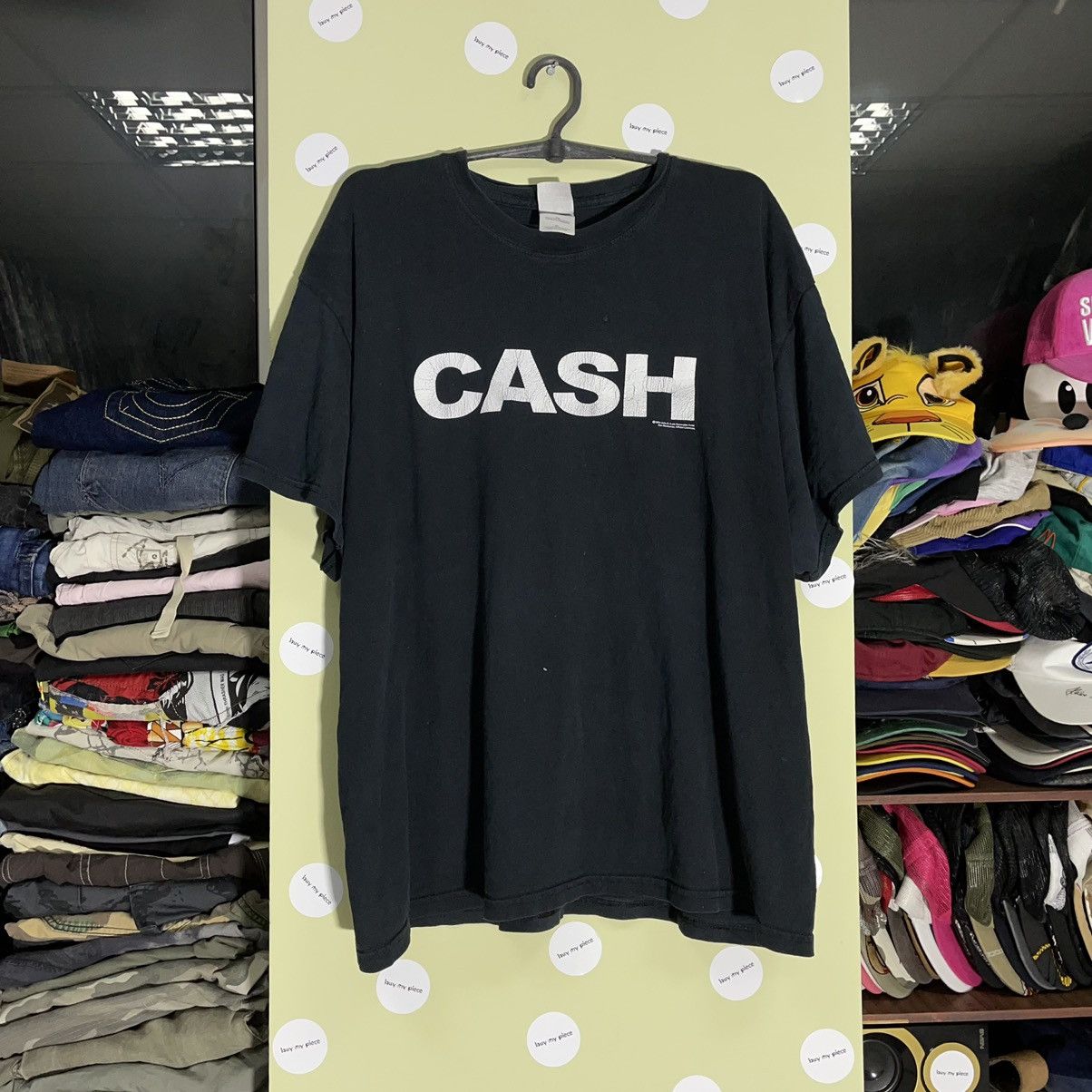 Vintage Vintage Y2K Cash Graphic Tee Oversized Streetwear Faded XL Size US XL / EU 56 / 4 - 1 Thumbnail