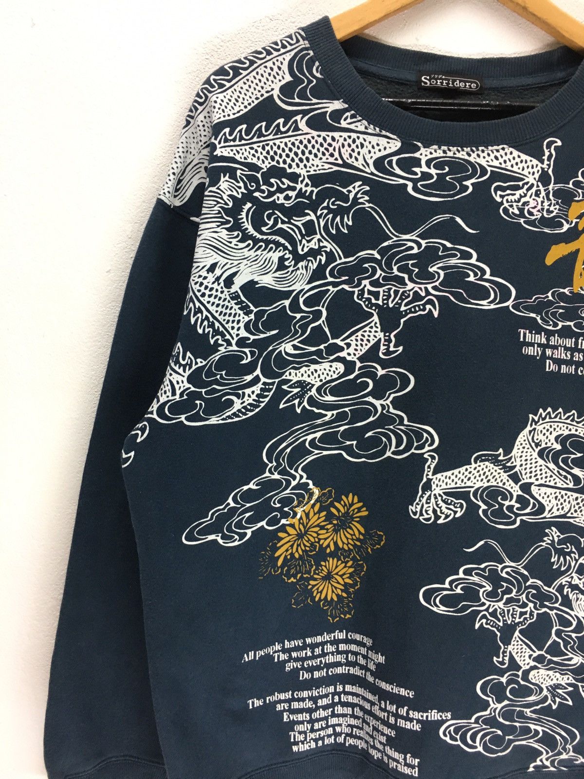 Japanese Brand Vintage Sukajan Dragon Motif Full Print Sweatshirt Size US L / EU 52-54 / 3 - 4 Thumbnail