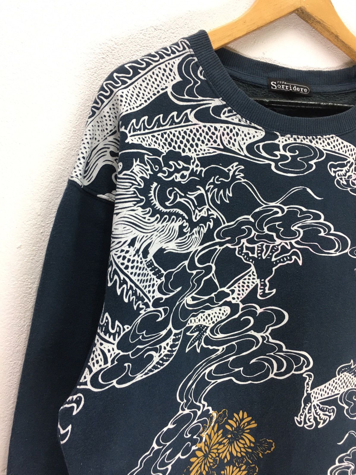 Japanese Brand Vintage Sukajan Dragon Motif Full Print Sweatshirt Size US L / EU 52-54 / 3 - 3 Thumbnail