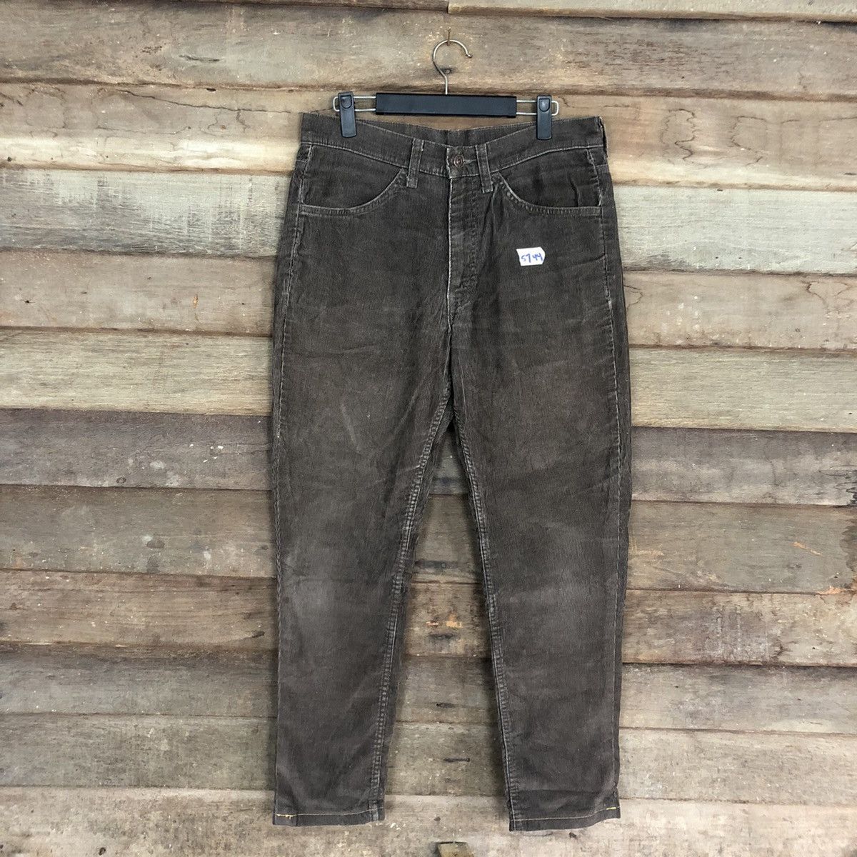Levi's Levis vintage Conduroy Brown Denim Pants #5744 Size US 32 / EU 48 - 1 Thumbnail