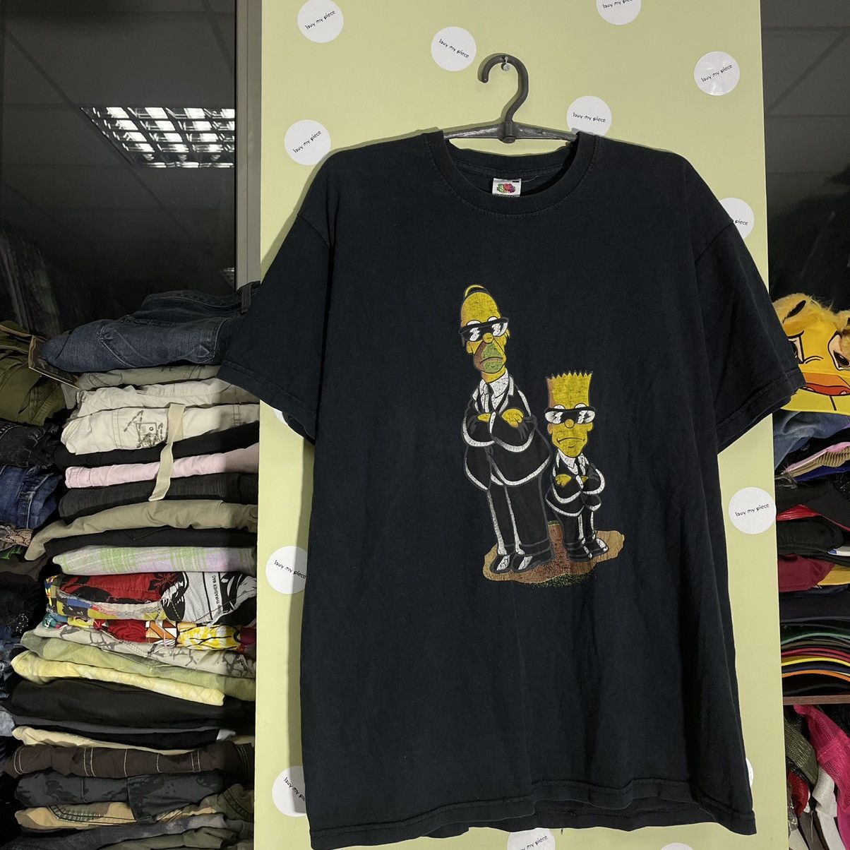 Vintage Vintage Y2K Simpson Bart Homer Graphic Tee Streetwear Boxy L Size US L / EU 52-54 / 3 - 4 Thumbnail