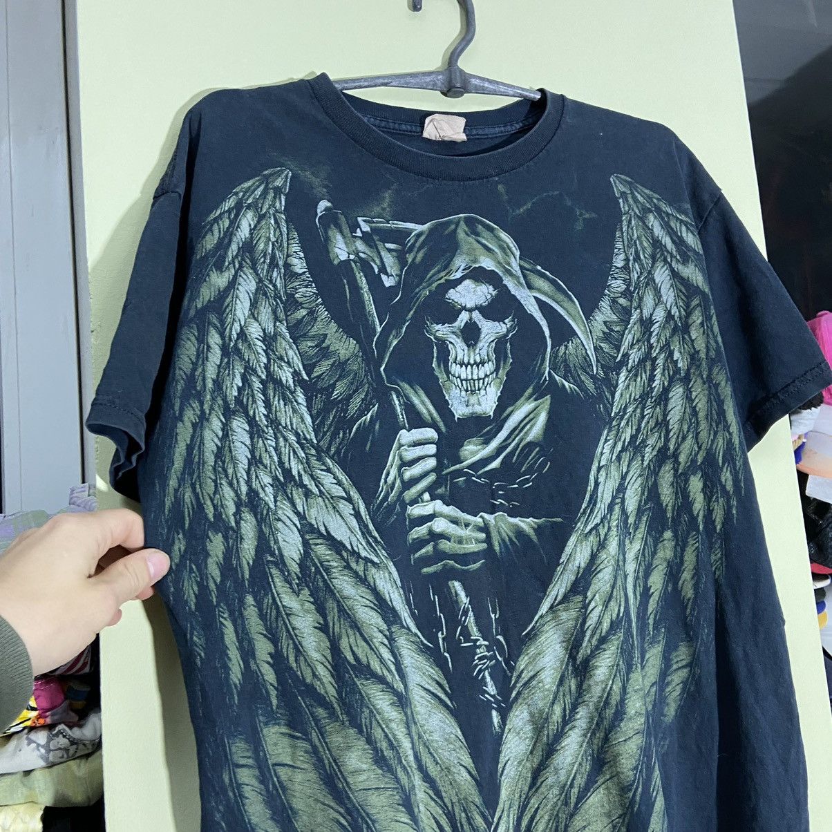 Vintage Vintage Y2K Graphic Tee Skull Wings Horror Punk Grunge M Size US M / EU 48-50 / 2 - 5 Thumbnail