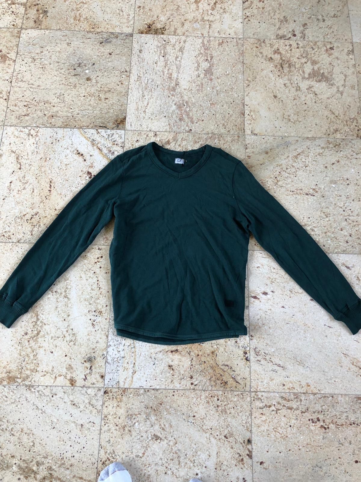C.P. Company V Neck LS Tee in Forest Green Size US L / EU 52-54 / 3 - 1 Thumbnail