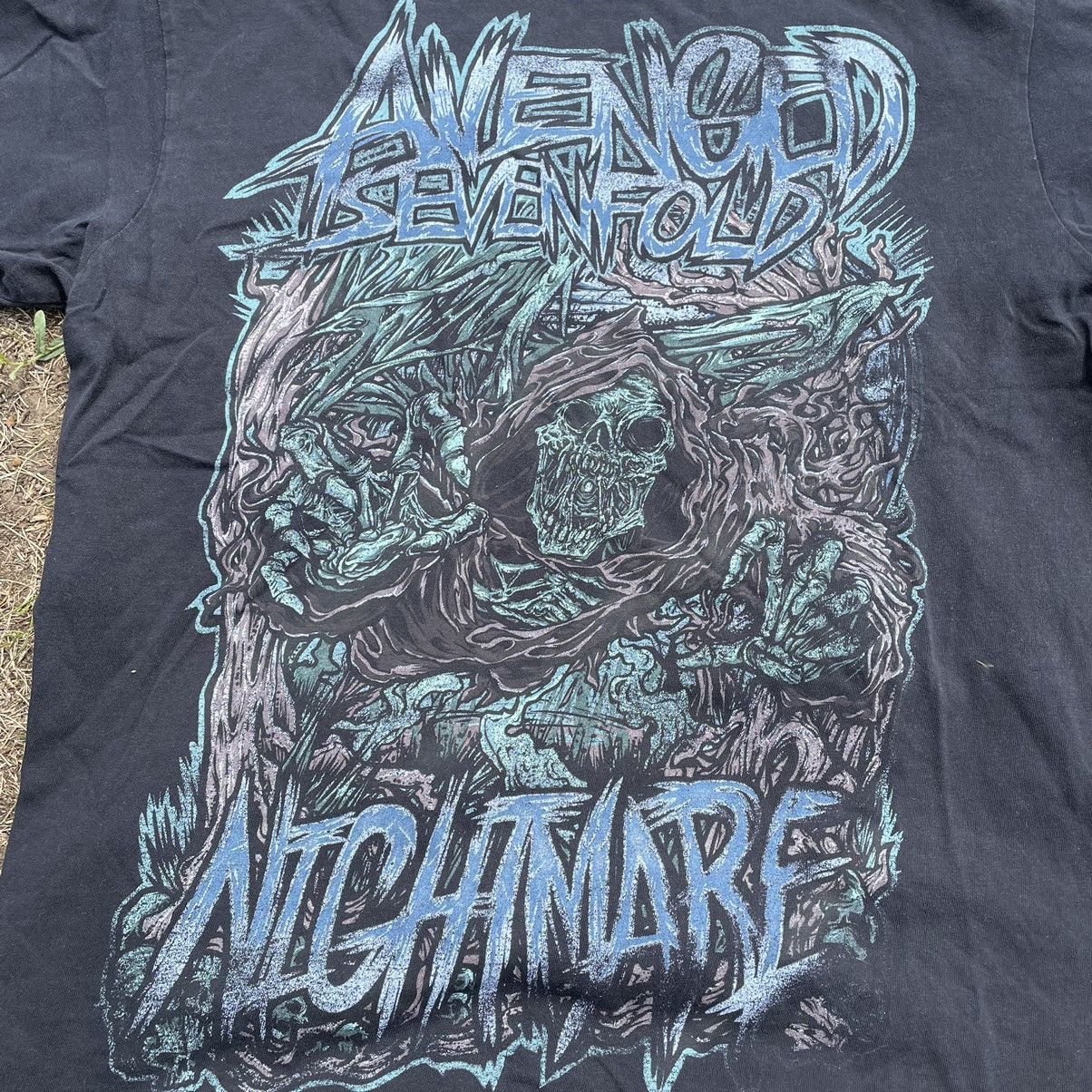 Vintage Vintage Y2K Avenged Sevenfold Graphic Tee Faded Black Swag M Size US M / EU 48-50 / 2 - 4 Thumbnail