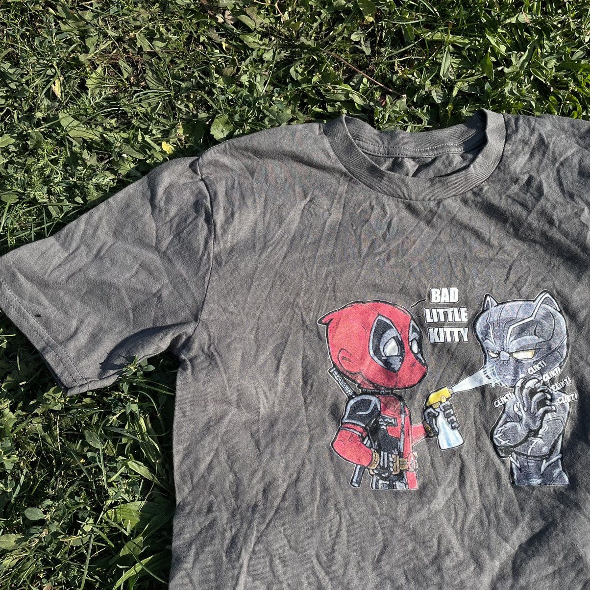 Vintage Vintage 2000s Deadpool Bad Kitty Graphic Tee Streetwear S Size US S / EU 44-46 / 1 - 3 Thumbnail