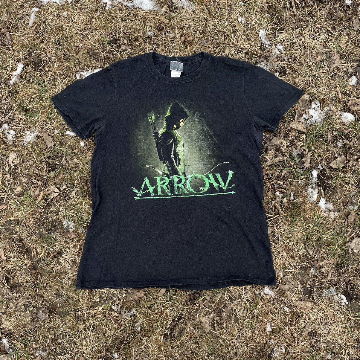 Vintage Vintage 90s Arrow Graphic Tee Sun Faded Grunge Baggy Slim M Size US M / EU 48-50 / 2 - 1 Thumbnail