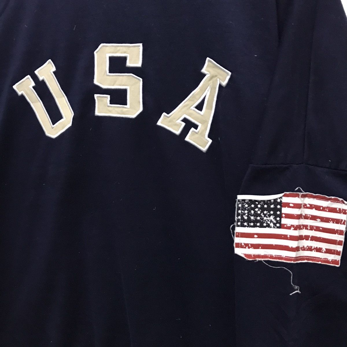 Japanese Brand × Vintage Vintage USA Sweatshirt Jumper Biglogo USA Patches USA Size US XL / EU 56 / 4 - 5 Thumbnail