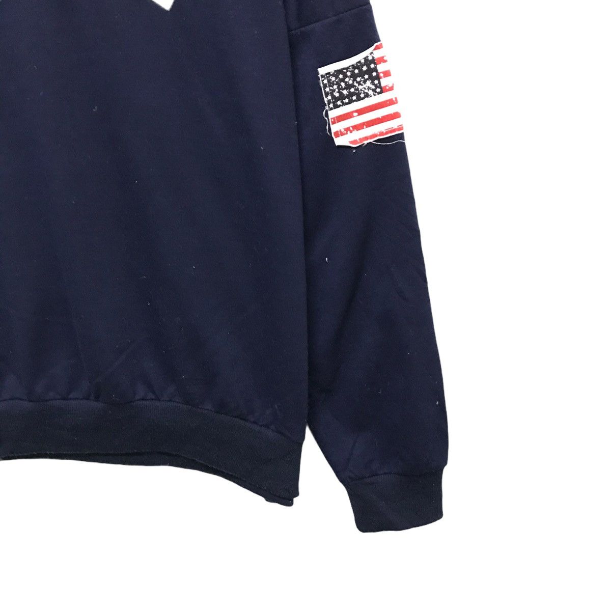 Japanese Brand × Vintage Vintage USA Sweatshirt Jumper Biglogo USA Patches USA Size US XL / EU 56 / 4 - 3 Thumbnail