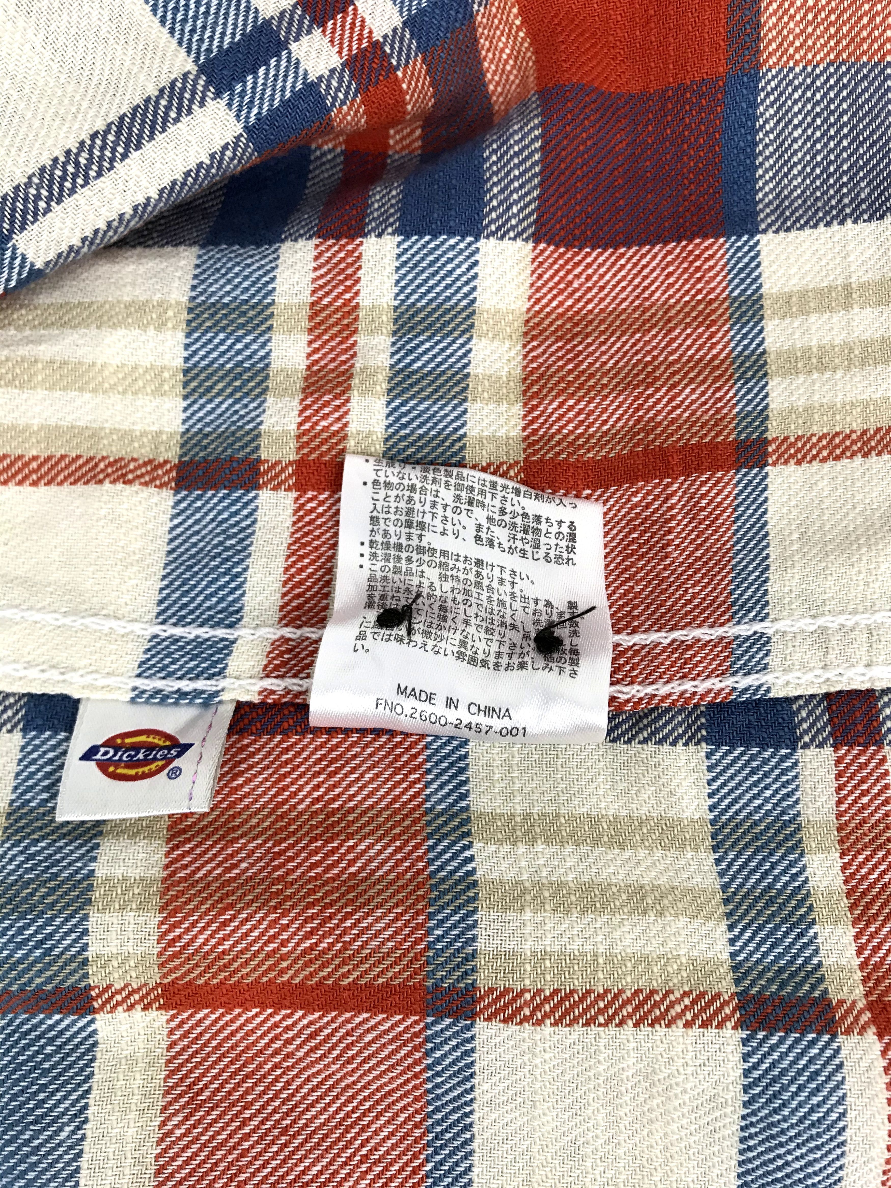 Dickies Vintage Dickies Flannel Engineered Double Pockets Button Up Size US L / EU 52-54 / 3 - 9 Thumbnail