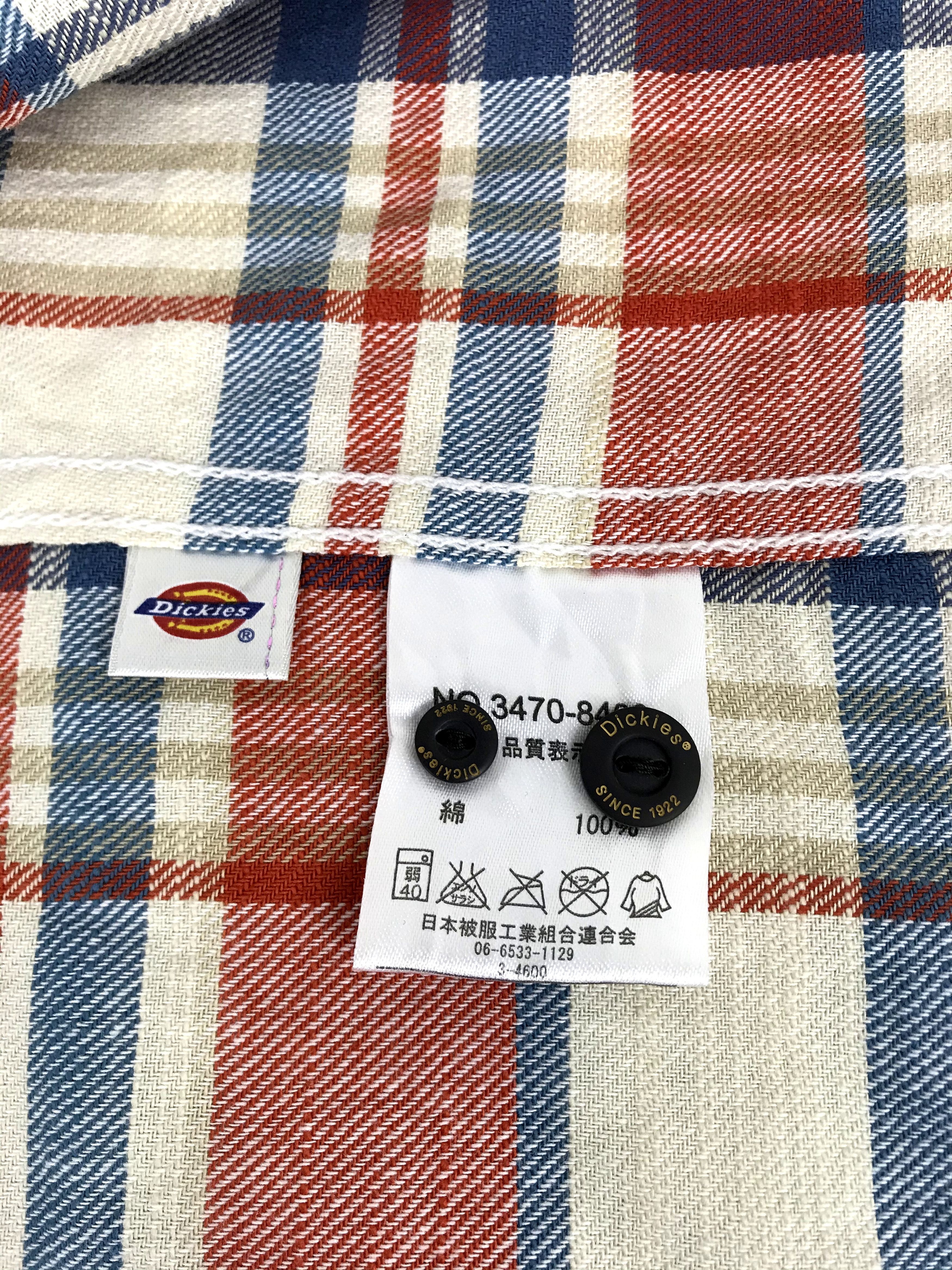 Dickies Vintage Dickies Flannel Engineered Double Pockets Button Up Size US L / EU 52-54 / 3 - 8 Thumbnail
