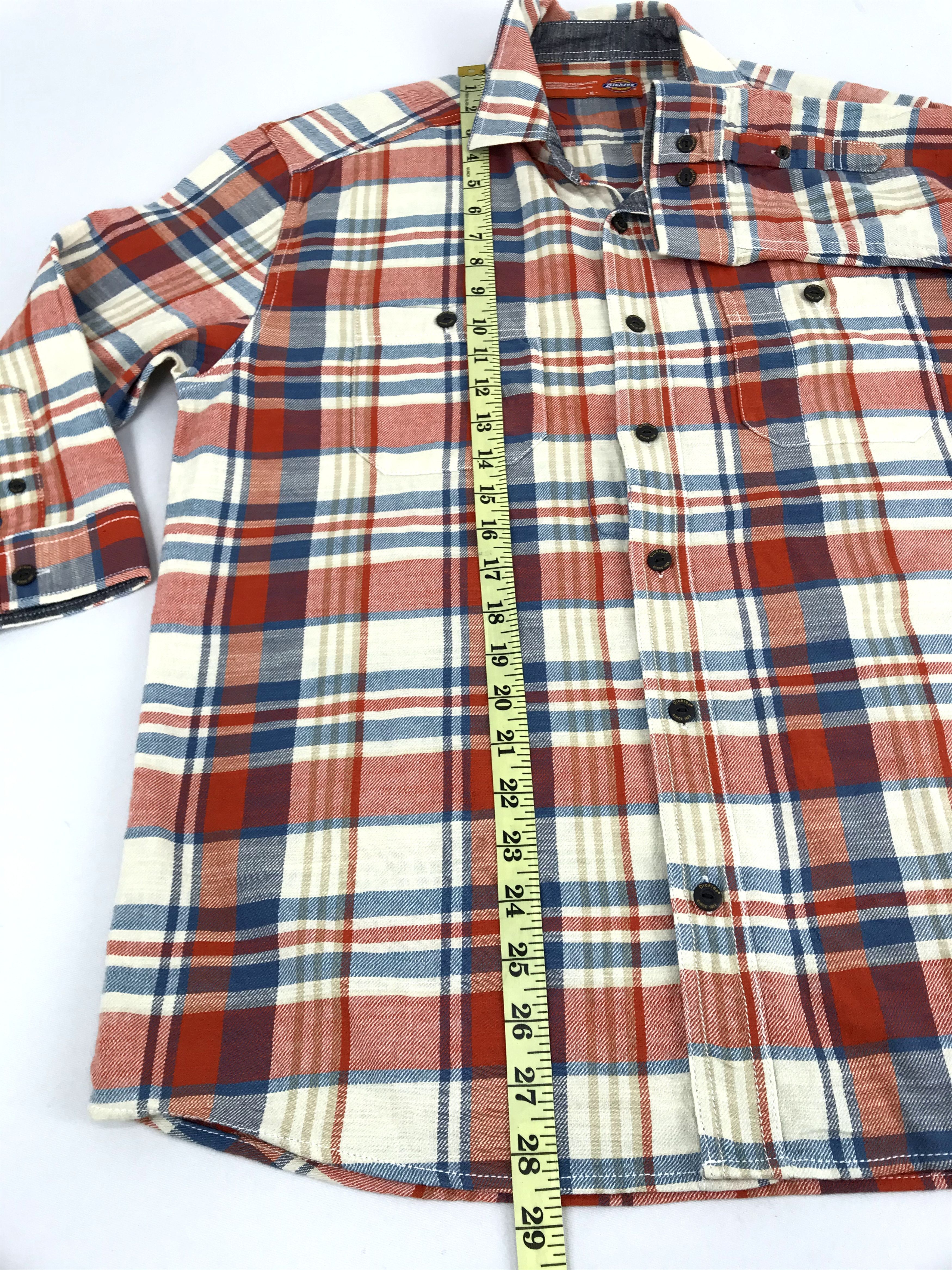 Dickies Vintage Dickies Flannel Engineered Double Pockets Button Up Size US L / EU 52-54 / 3 - 11 Thumbnail