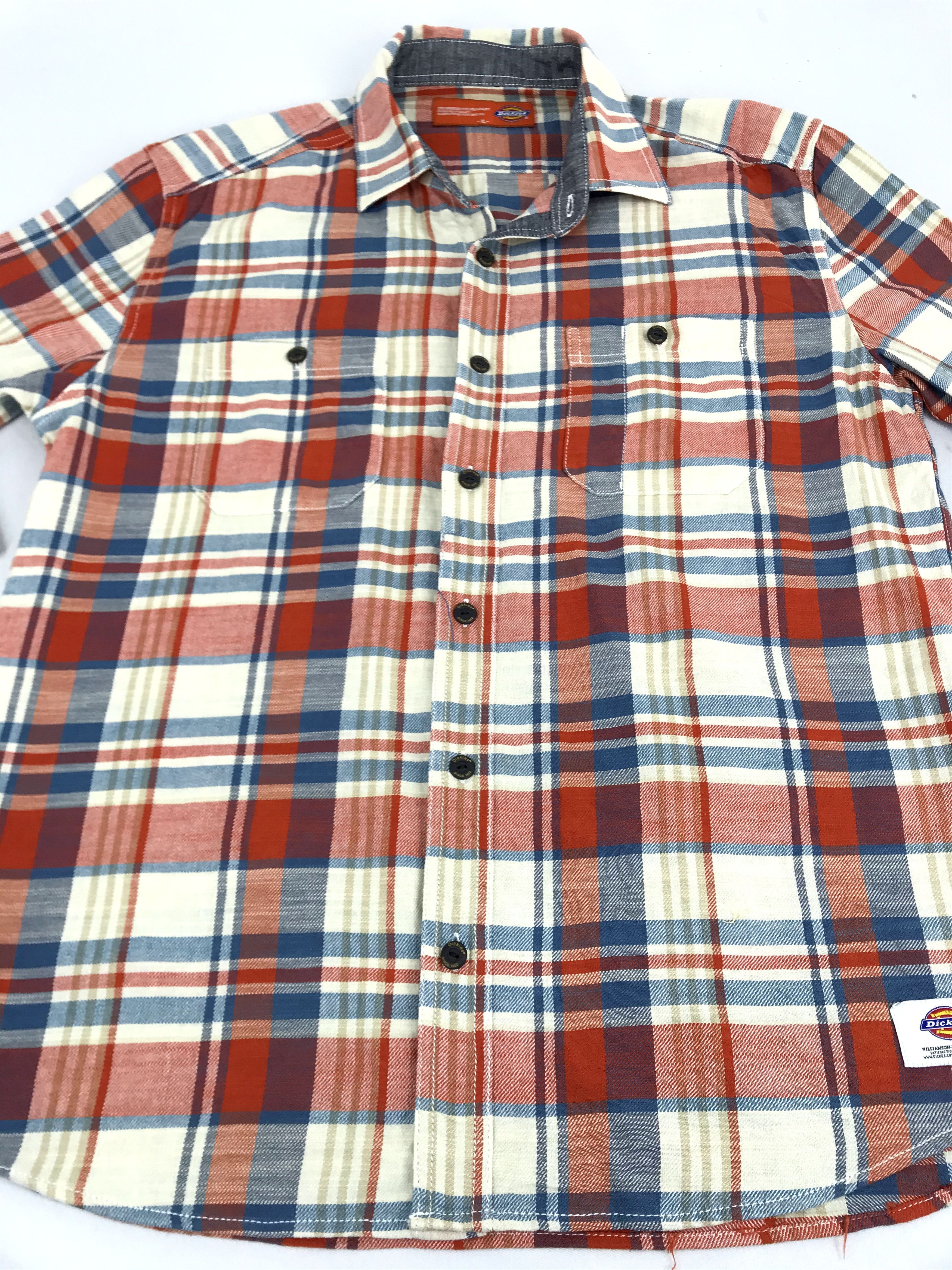 Dickies Vintage Dickies Flannel Engineered Double Pockets Button Up Size US L / EU 52-54 / 3 - 3 Thumbnail