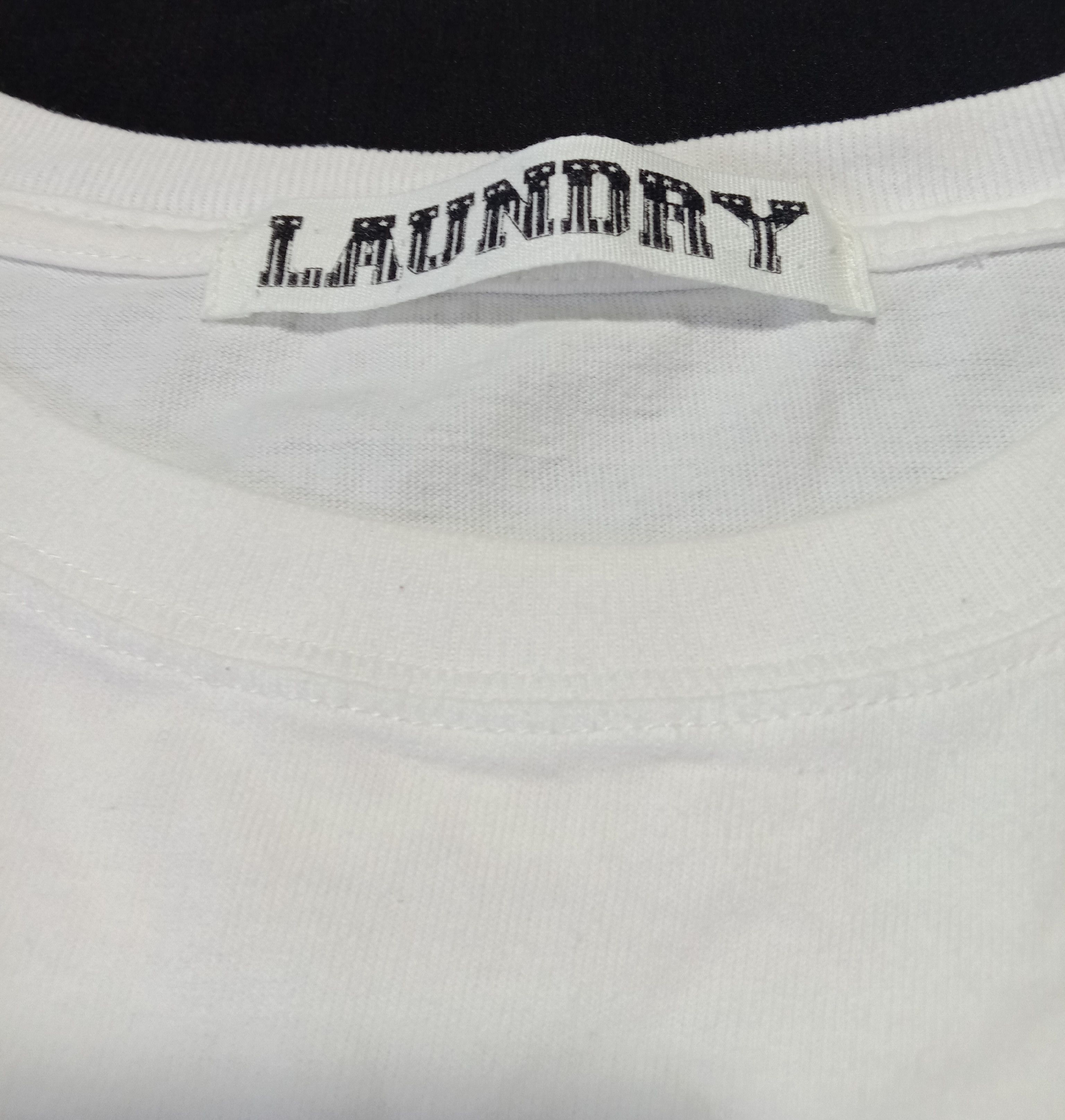Japanese Brand Laundry Badly White Tee Inspired Supreme box logo Size L / US 10 / IT 46 - 3 Thumbnail