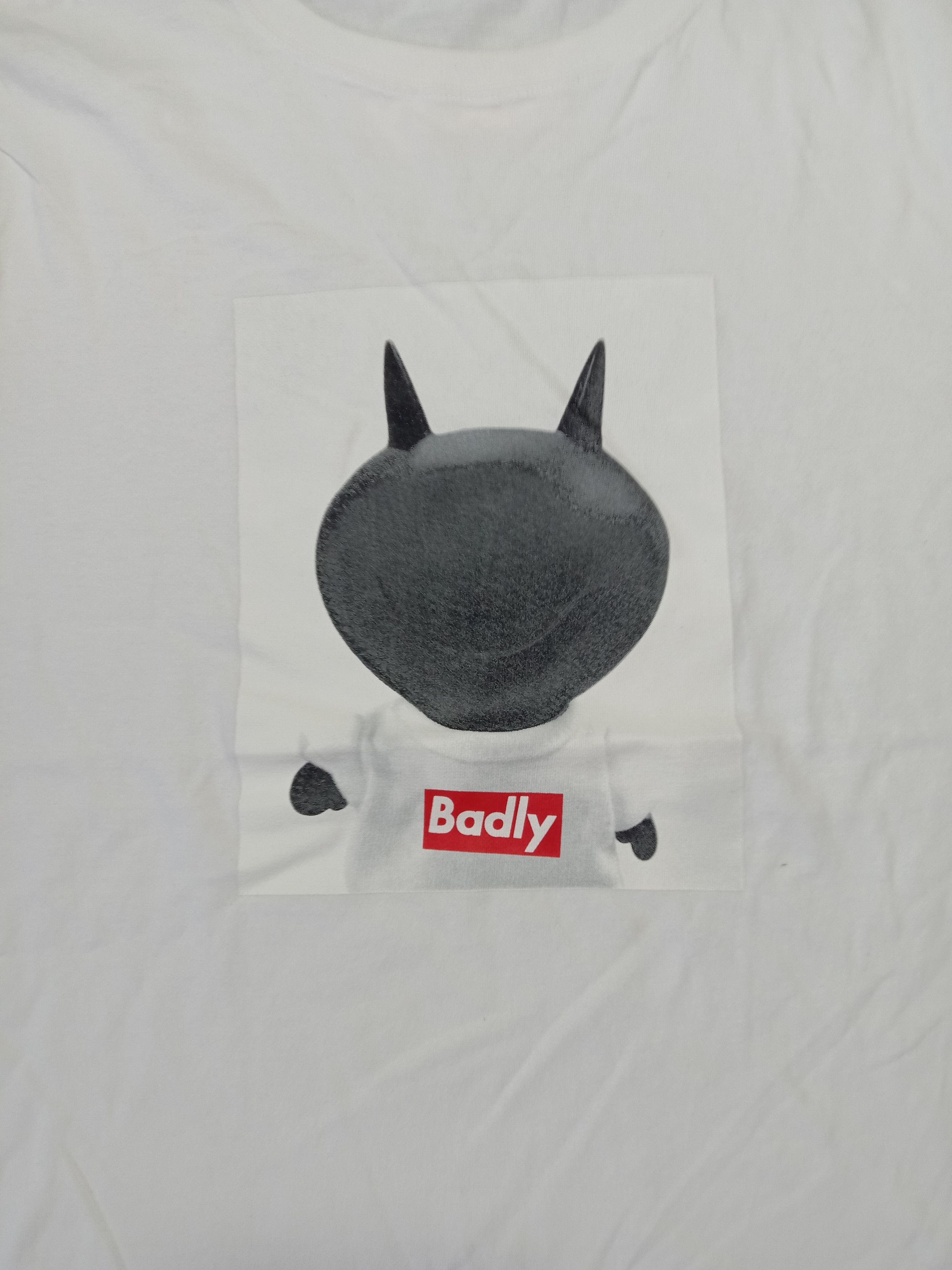 Japanese Brand Laundry Badly White Tee Inspired Supreme box logo Size L / US 10 / IT 46 - 2 Thumbnail