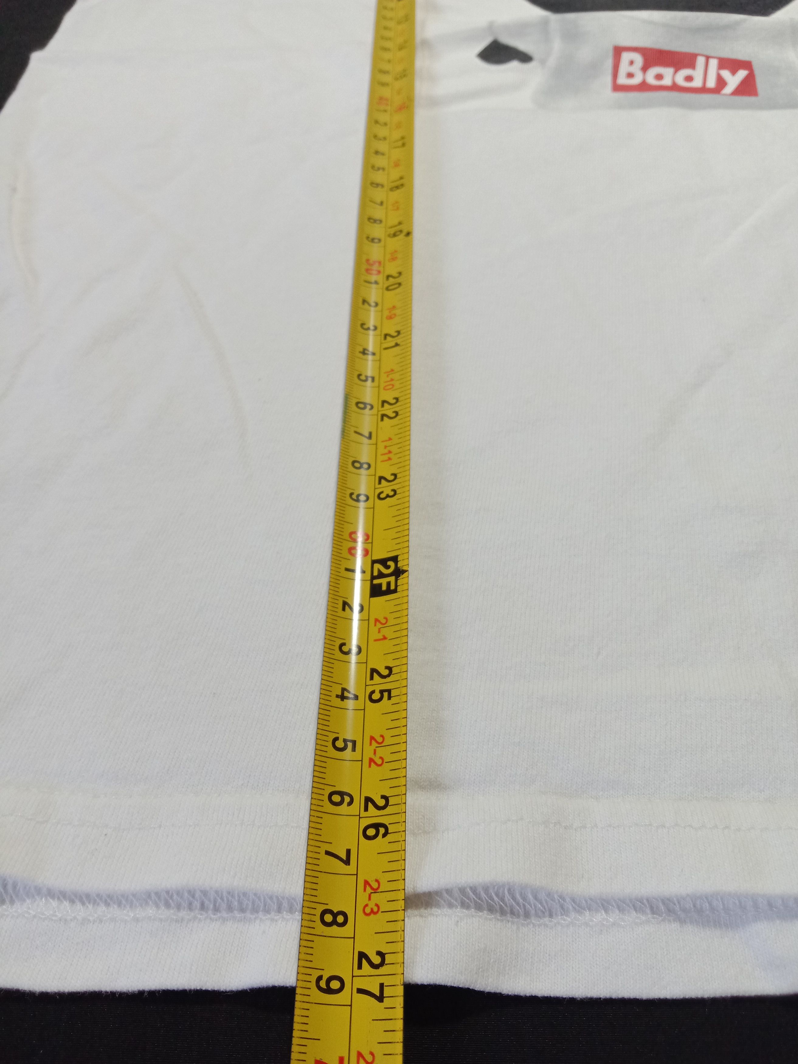 Japanese Brand Laundry Badly White Tee Inspired Supreme box logo Size L / US 10 / IT 46 - 7 Thumbnail