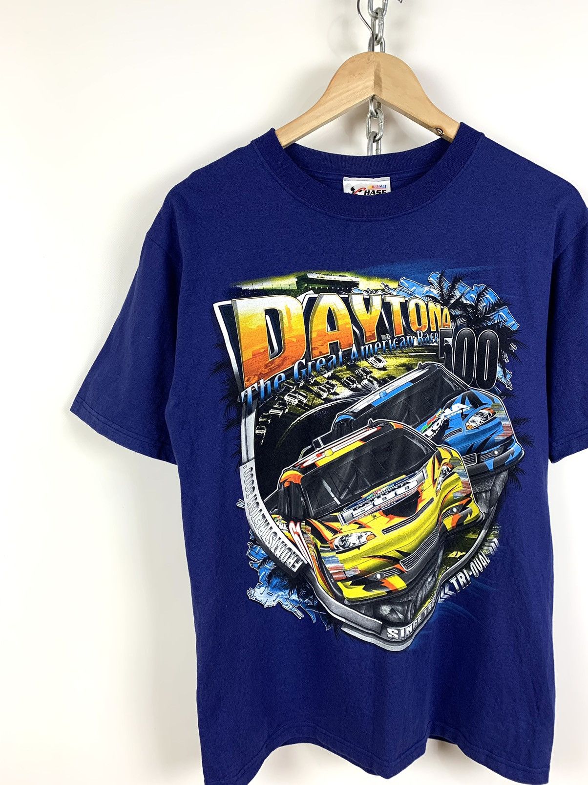 NASCAR Vintage NASCAR Daytona 500 Great American Race T-Shirt Size US M / EU 48-50 / 2 - 4 Thumbnail