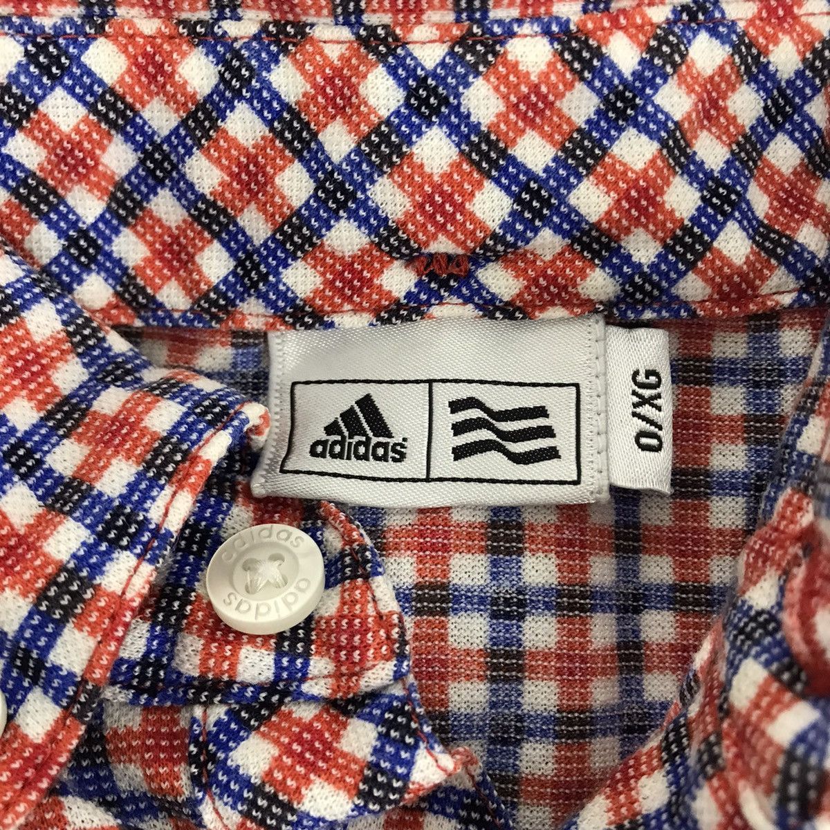 Adidas Adidas Small Embroidery Logo Polo Tee Checked Size M / US 6-8 / IT 42-44 - 4 Thumbnail