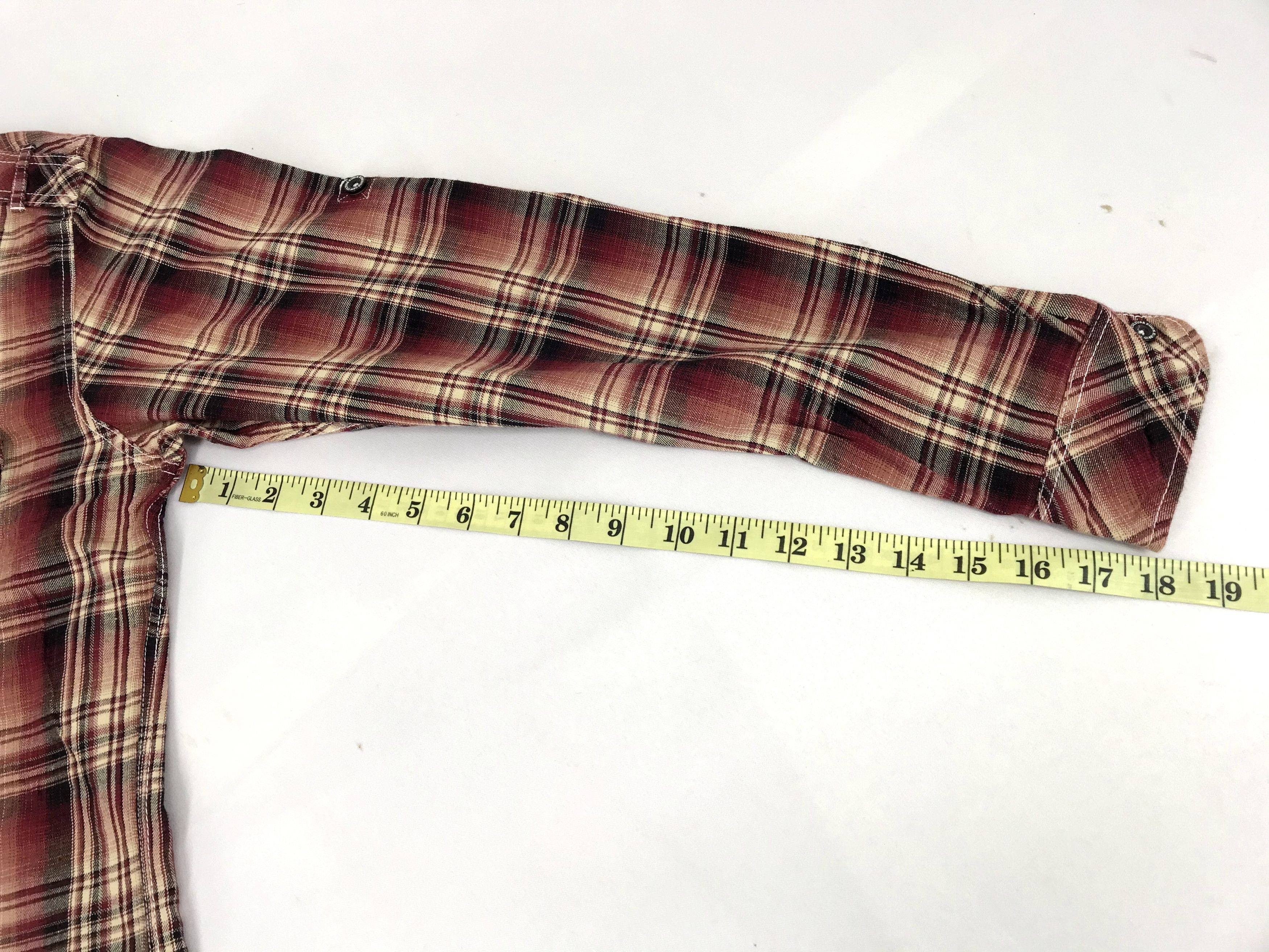 Flannel Vintage Russ-k Flannel Shirt Double Pockets Button Down Size US L / EU 52-54 / 3 - 13 Thumbnail