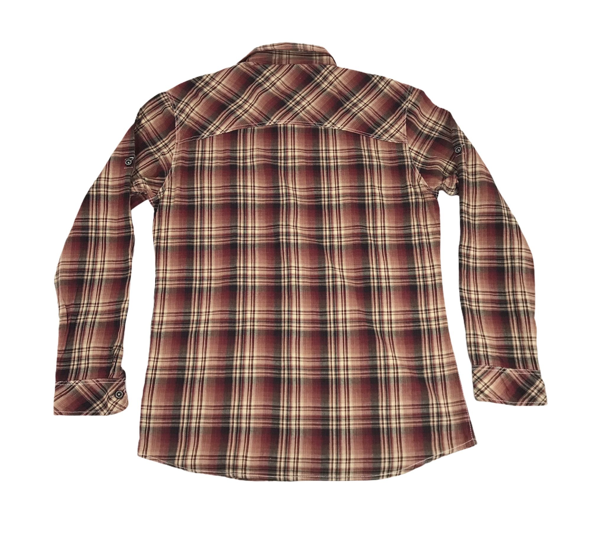 Flannel Vintage Russ-k Flannel Shirt Double Pockets Button Down Size US L / EU 52-54 / 3 - 2 Thumbnail