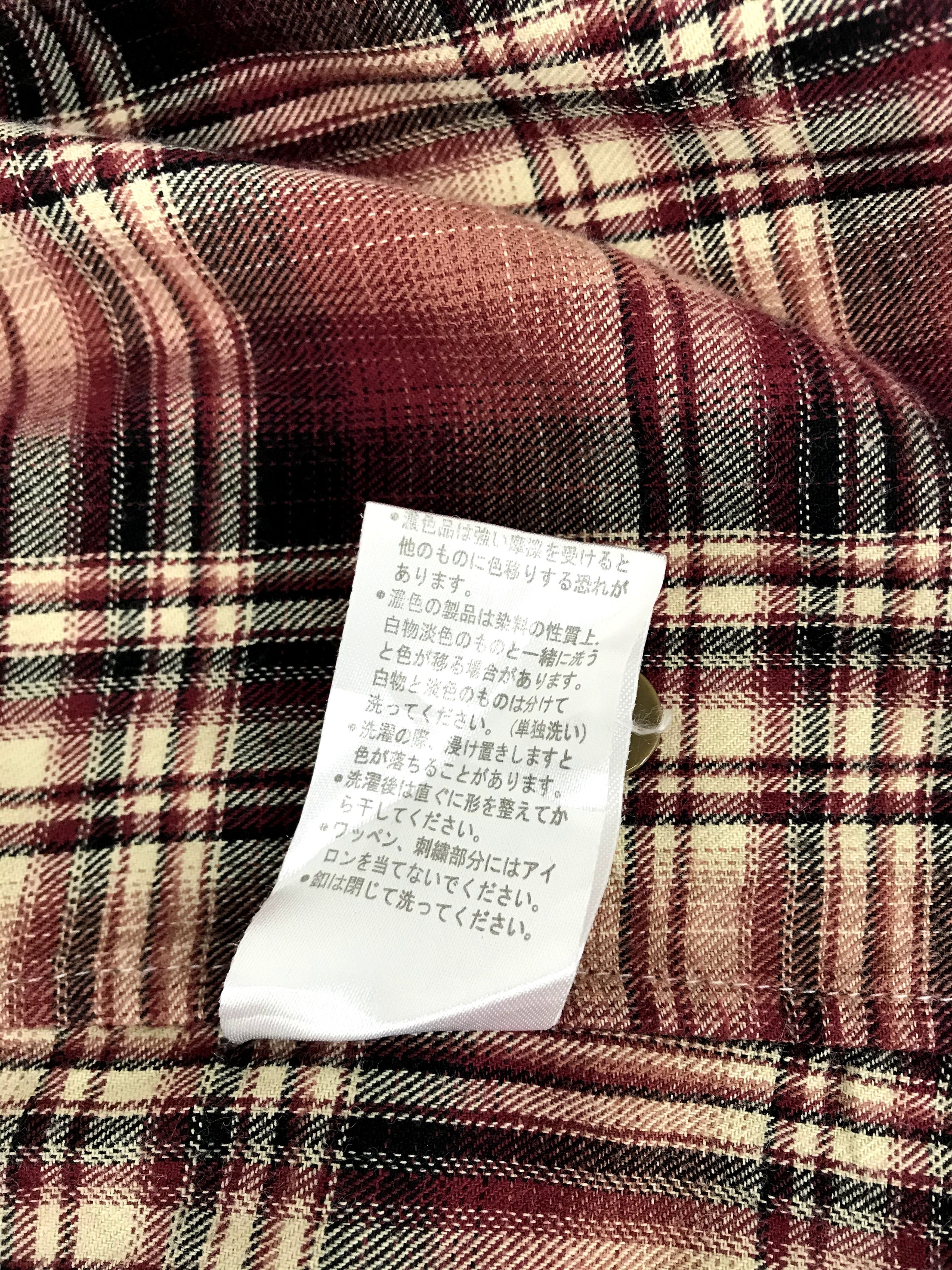 Flannel Vintage Russ-k Flannel Shirt Double Pockets Button Down Size US L / EU 52-54 / 3 - 9 Thumbnail