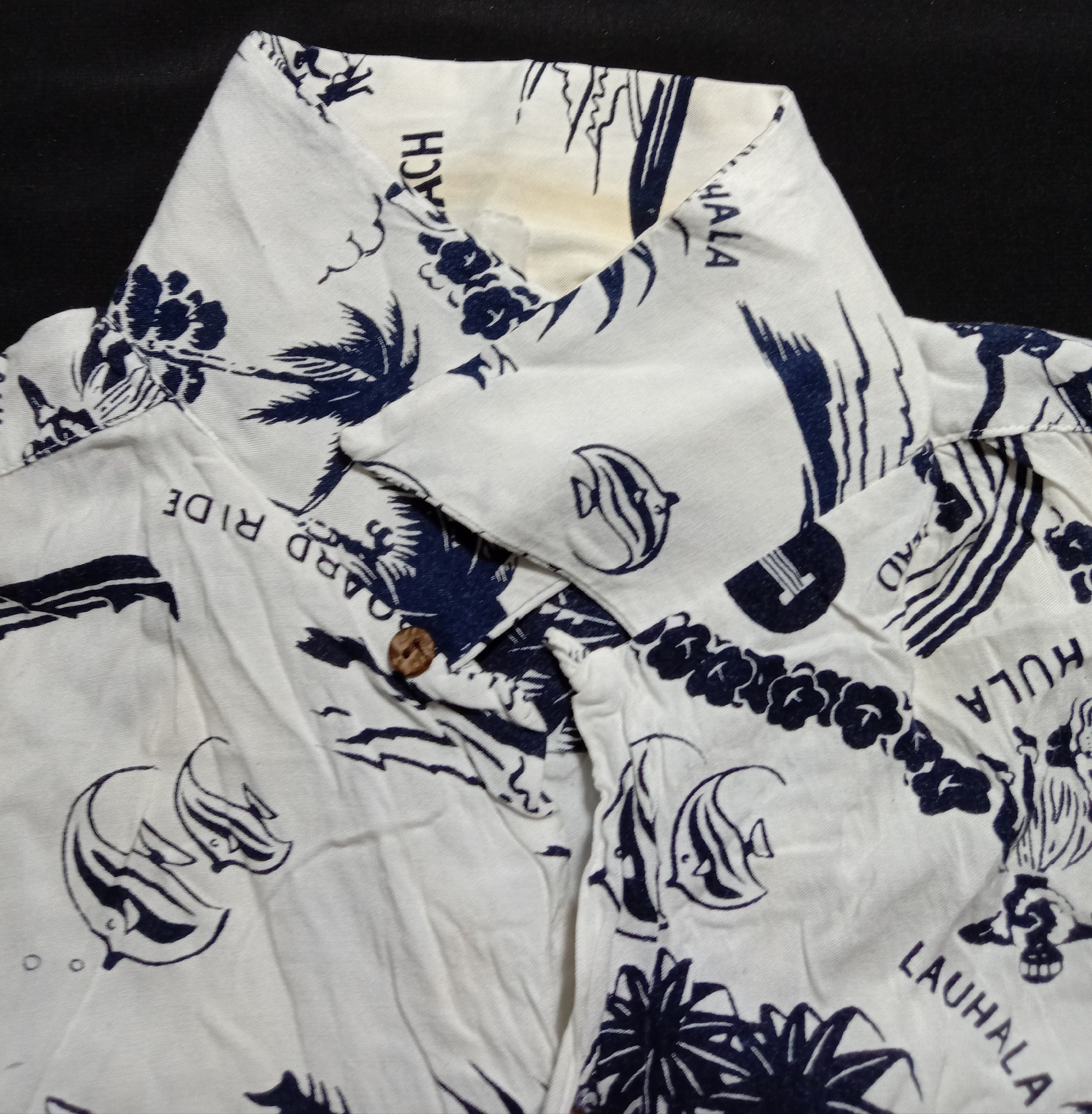 Japanese Brand Billy Stone’s Wakiki Beach Hawaiian Flowers Shirt Size US S / EU 44-46 / 1 - 7 Thumbnail