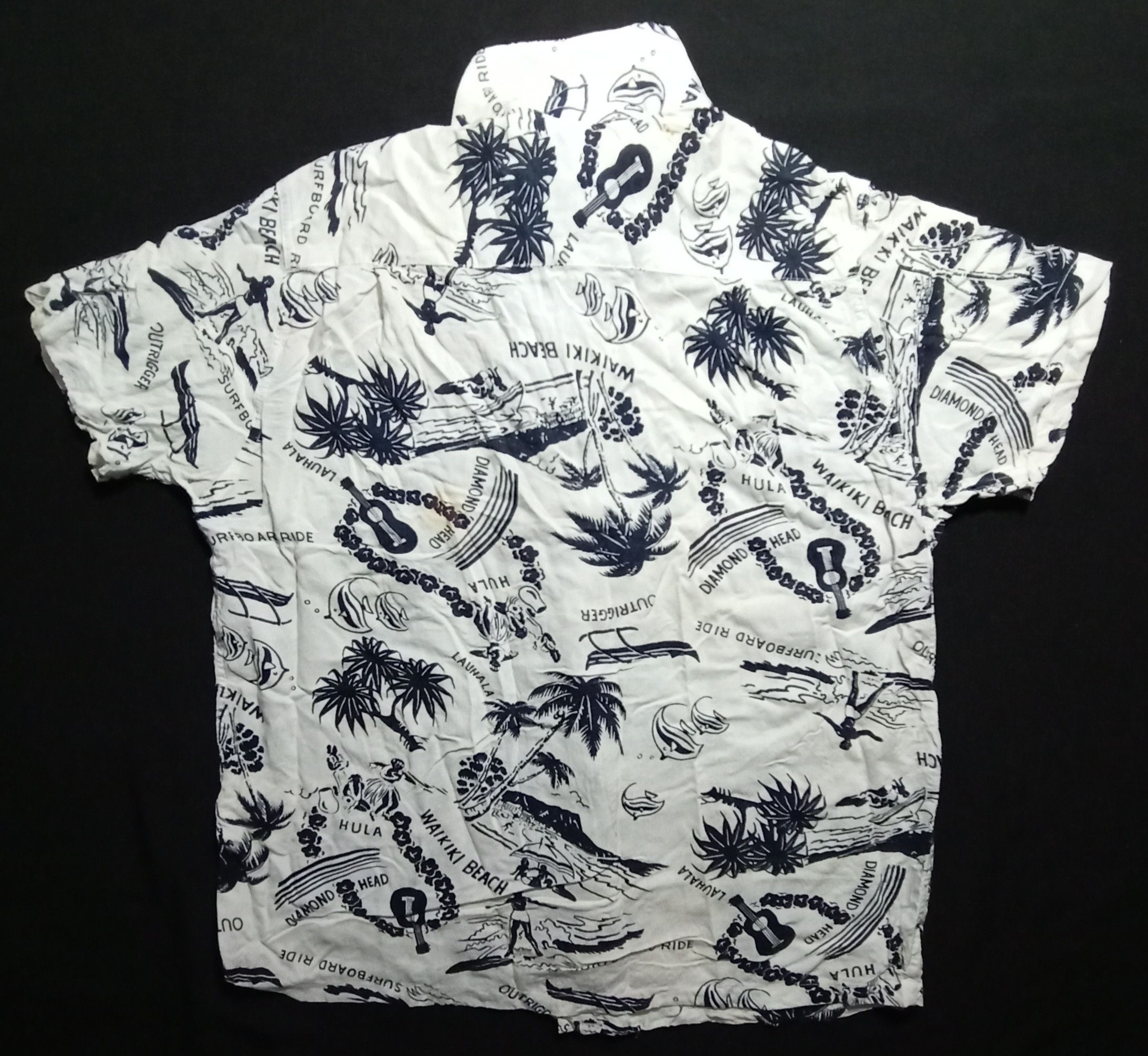 Japanese Brand Billy Stone’s Wakiki Beach Hawaiian Flowers Shirt Size US S / EU 44-46 / 1 - 2 Thumbnail