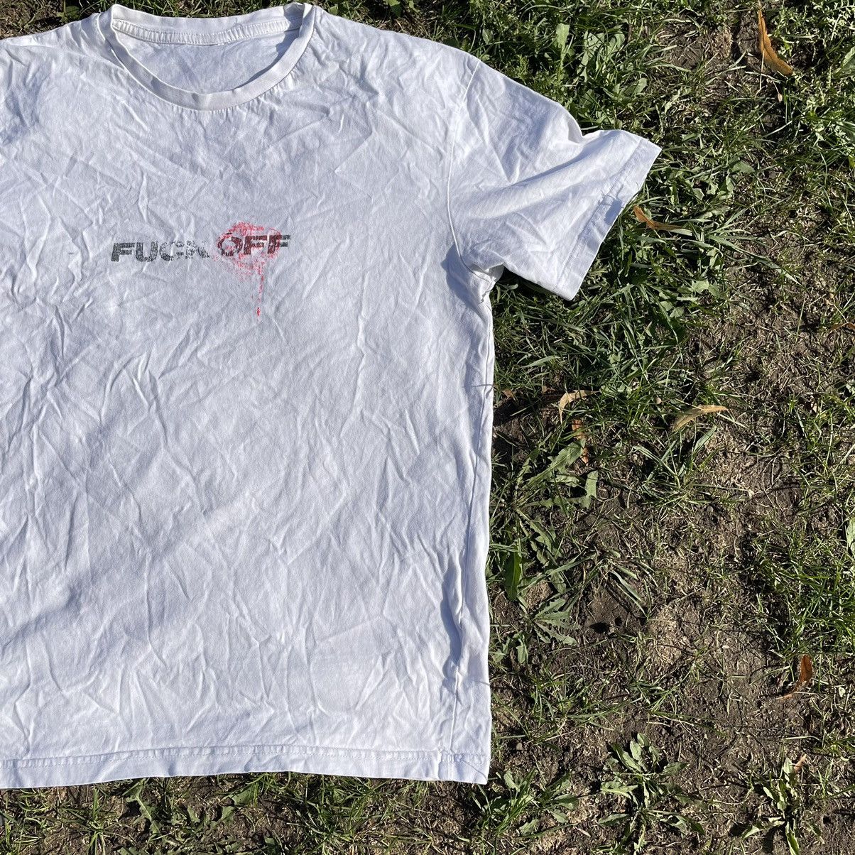 Vintage Vintage 90s Faded Graphic Tee Humor Streetwear Grunge Boxy L Size US L / EU 52-54 / 3 - 3 Thumbnail