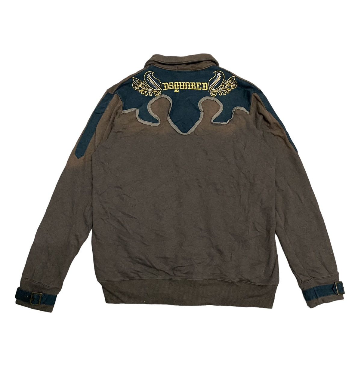 image of Archival Clothing x Dsquared2 Stealsvintage Dsquared2 Multipocket Jacket Sun Faded in Brown (Size M
