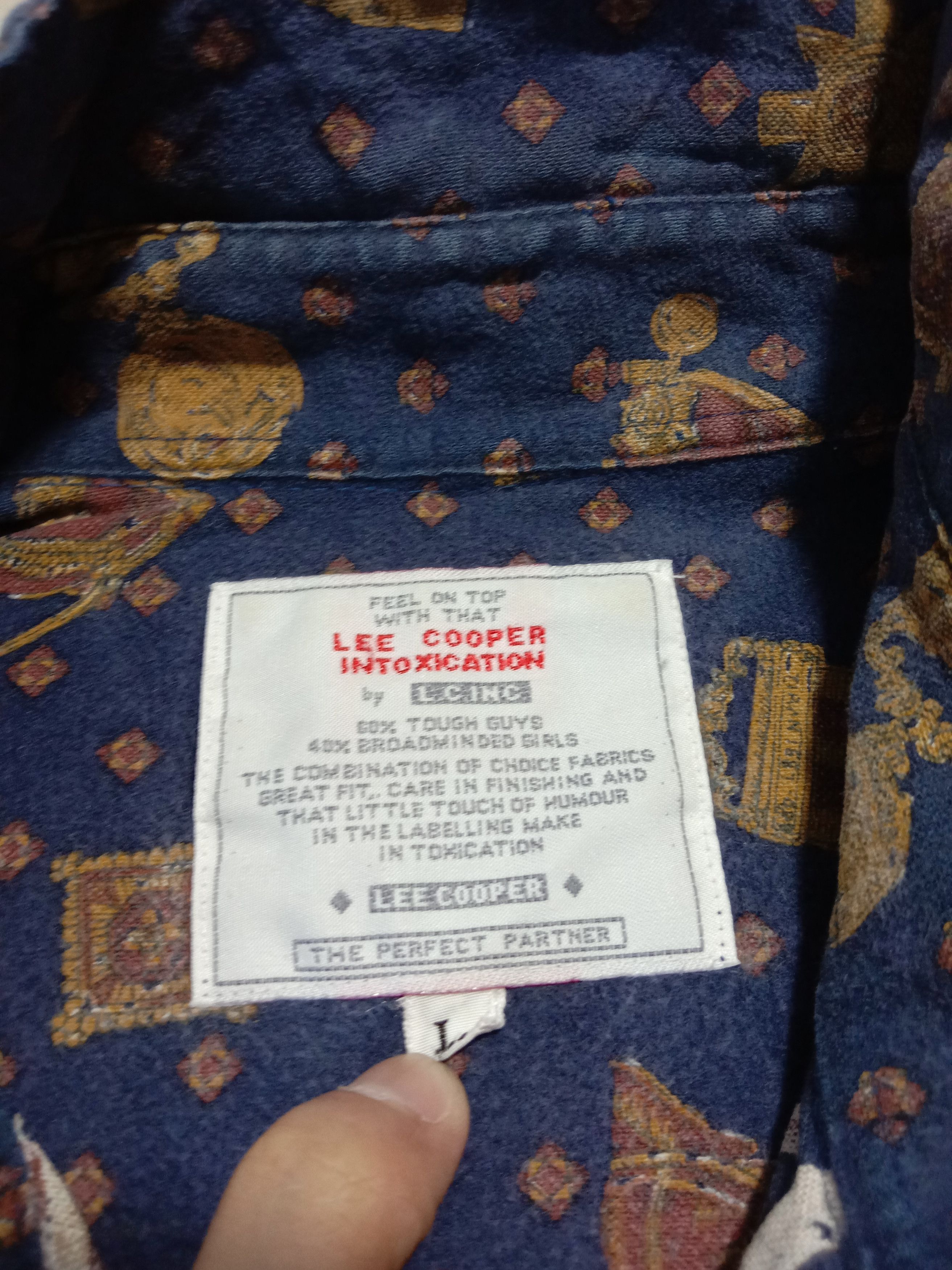 Japanese Brand LEE COOPER Casual Button Up Long Sleeve Shirt Size US M / EU 48-50 / 2 - 4 Thumbnail
