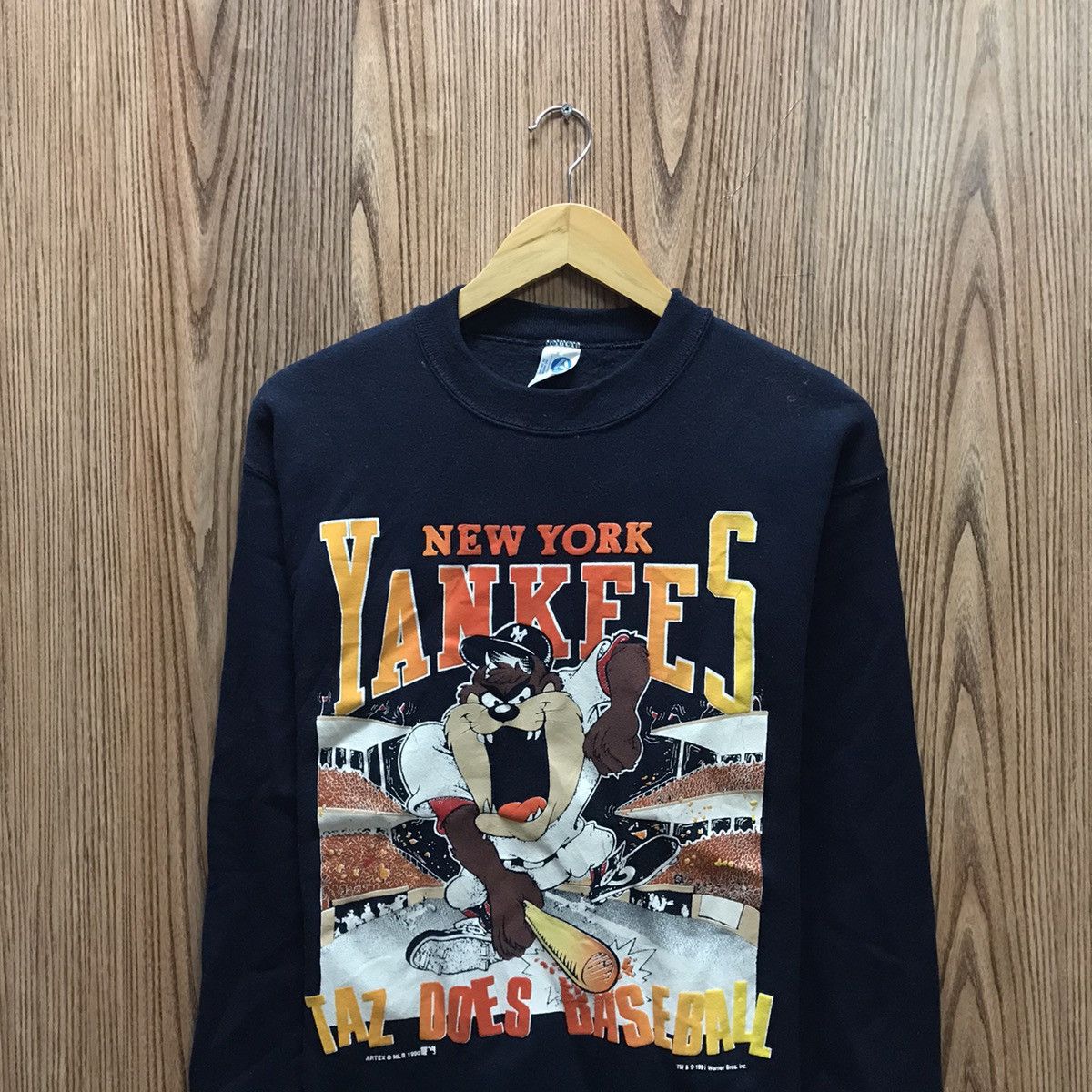 Cartoon Network × MLB × New York Yankees Vintage 90’s MLB Taz New York Yankees Taz Does Baseball Size US M / EU 48-50 / 2 - 3 Thumbnail
