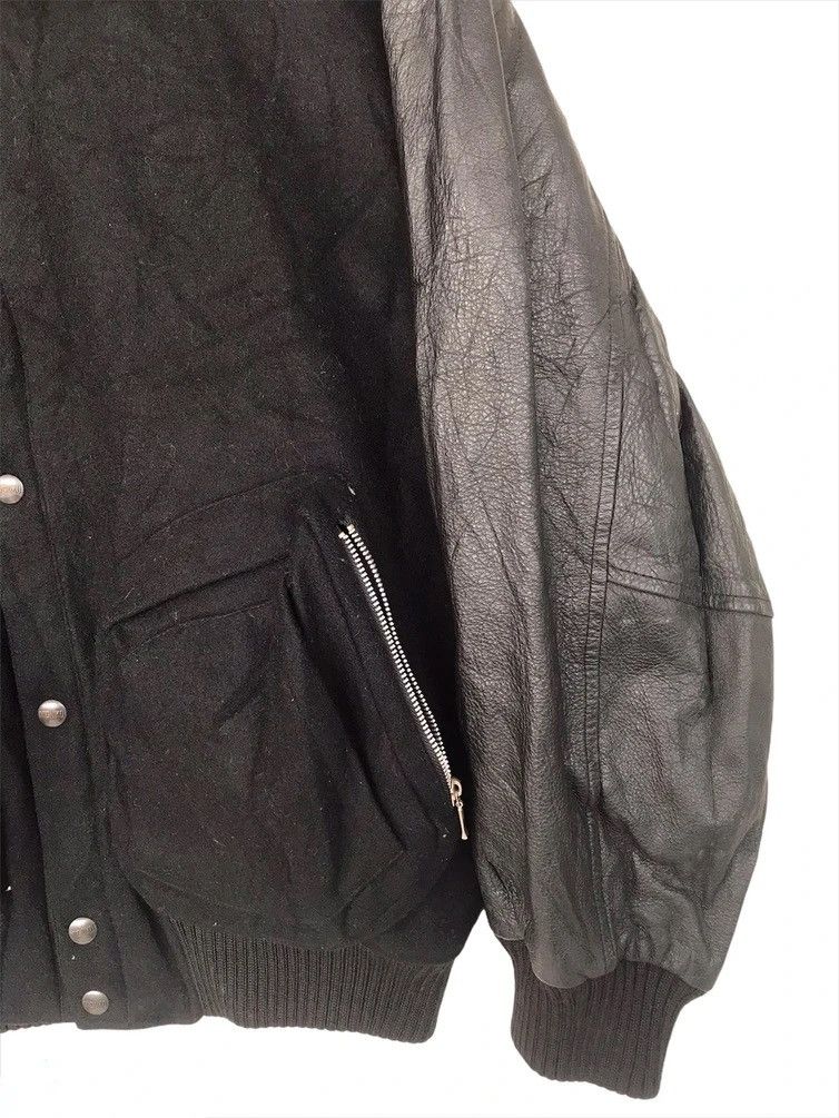 Michiko Koshino London × Vintage 💥Vintage Michiko London Spellout Varsity Jacket Size US M / EU 48-50 / 2 - 5 Thumbnail