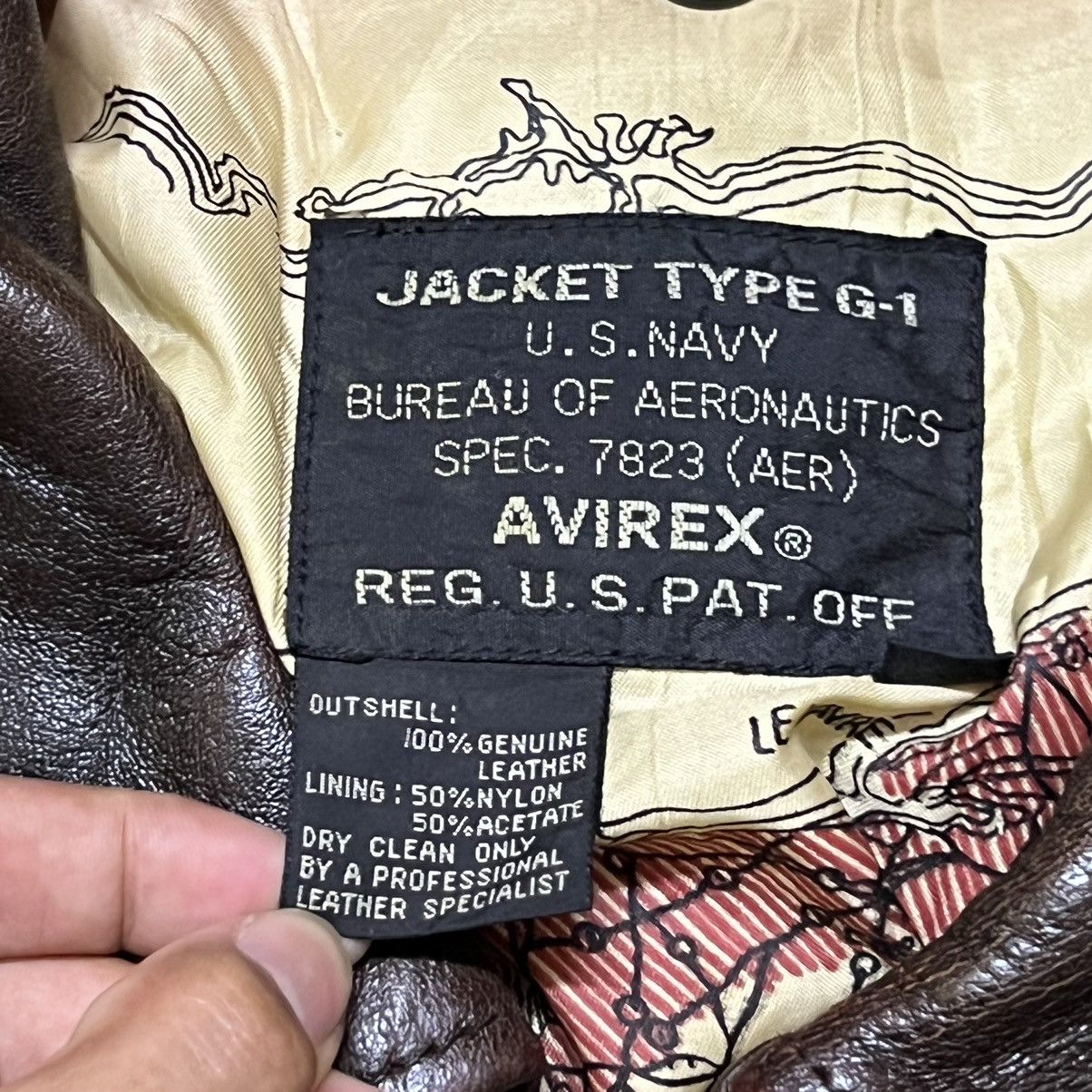 Avirex Vintage Avirex Leather Jacket Top Gun Maverick Full Patches Size US S / EU 44-46 / 1 - 10 Thumbnail