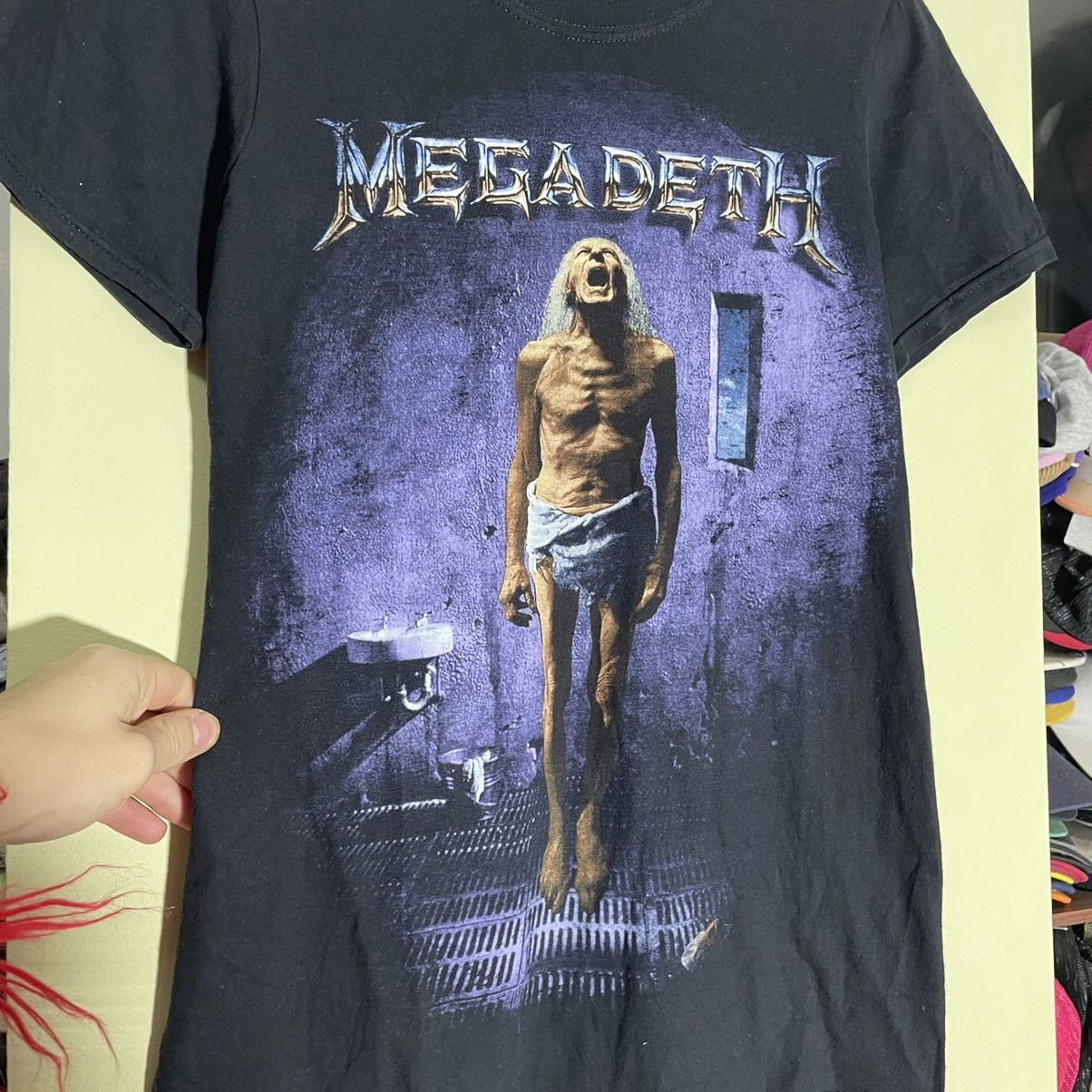 Vintage Vintage Y2K Megadeth Graphic Tee Band Tee Grunge Dark Slim S Size US S / EU 44-46 / 1 - 5 Thumbnail