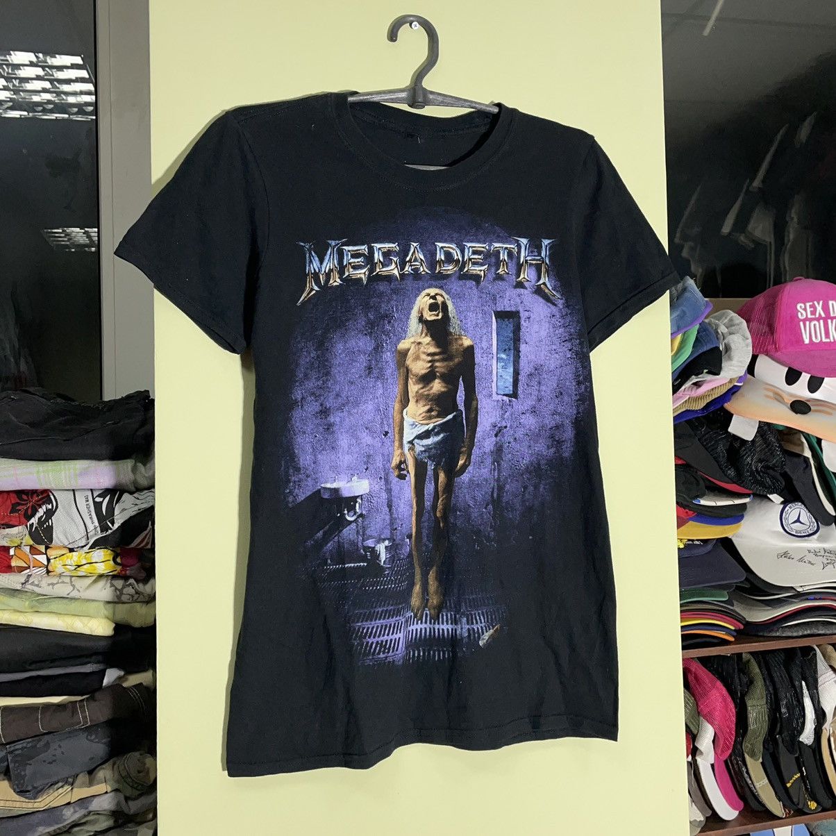 Vintage Vintage Y2K Megadeth Graphic Tee Band Tee Grunge Dark Slim S Size US S / EU 44-46 / 1 - 2 Thumbnail