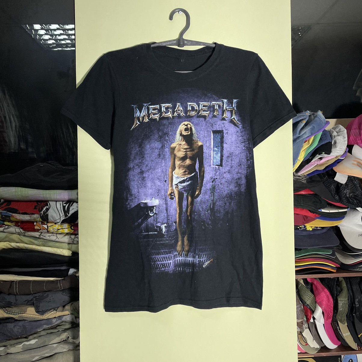 Vintage Vintage Y2K Megadeth Graphic Tee Band Tee Grunge Dark Slim S Size US S / EU 44-46 / 1 - 1 Thumbnail