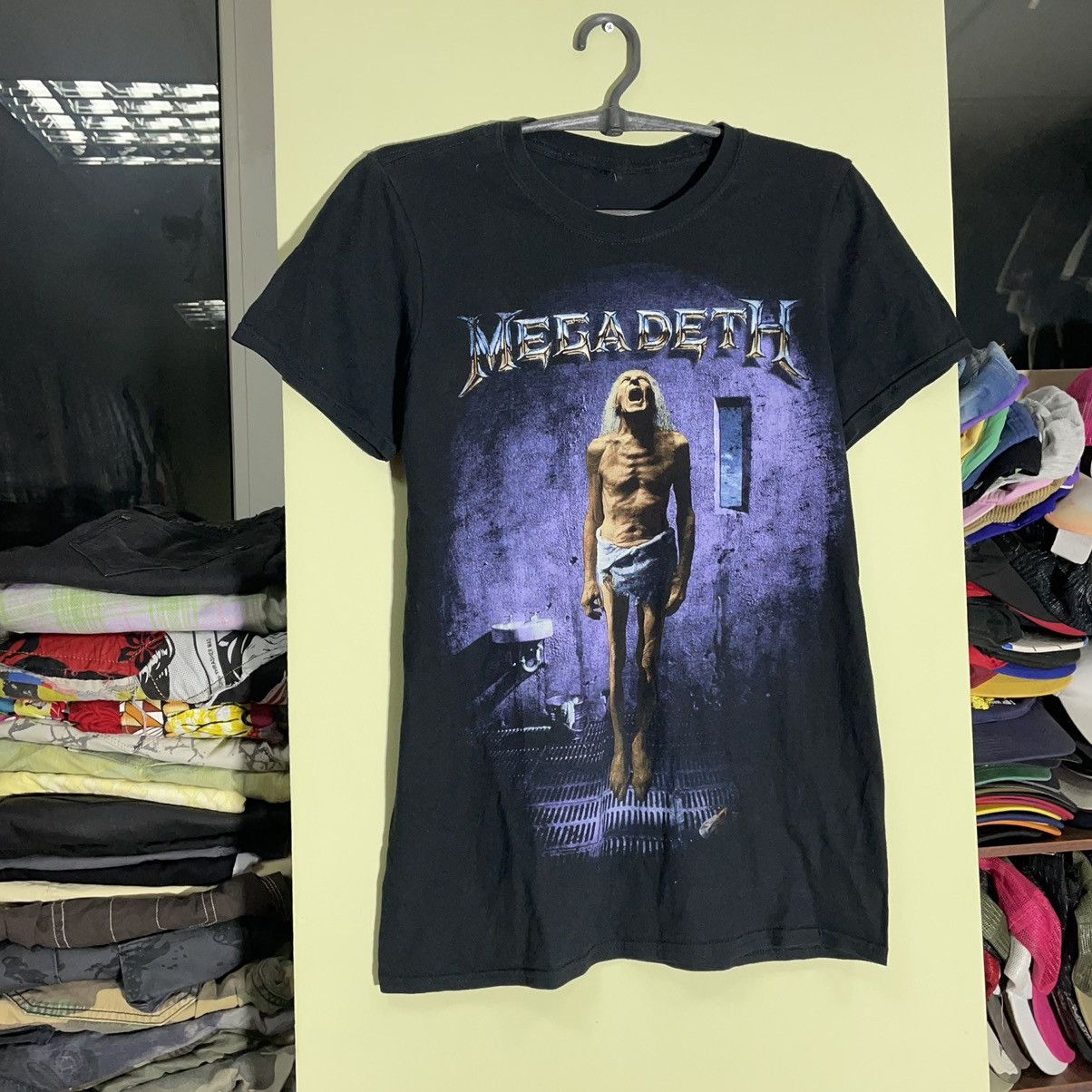Vintage Vintage Y2K Megadeth Graphic Tee Band Tee Grunge Dark Slim S Size US S / EU 44-46 / 1 - 3 Thumbnail