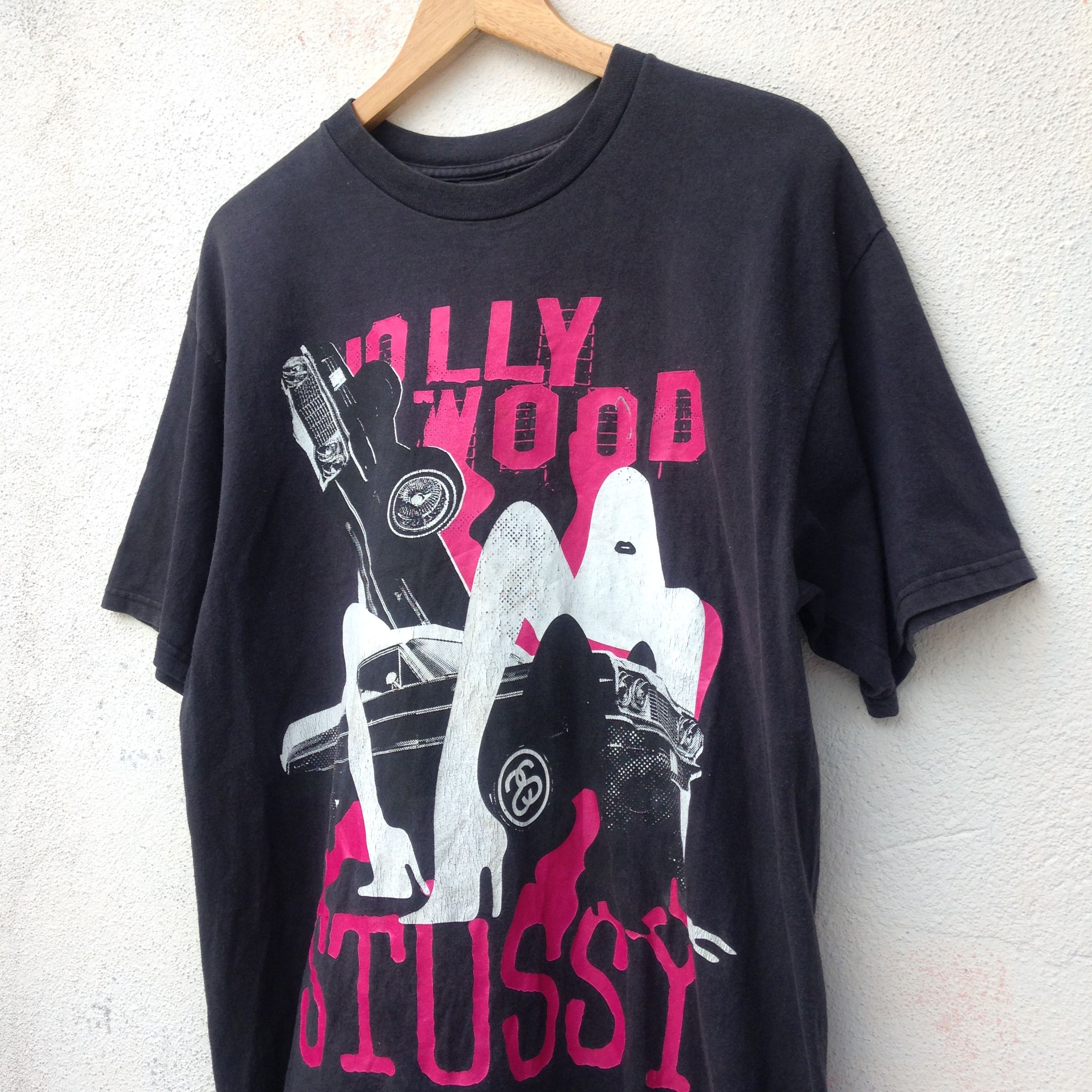 Stussy × Vintage Stussy Hollywood Faded Tee Size US L / EU 52-54 / 3 - 3 Thumbnail