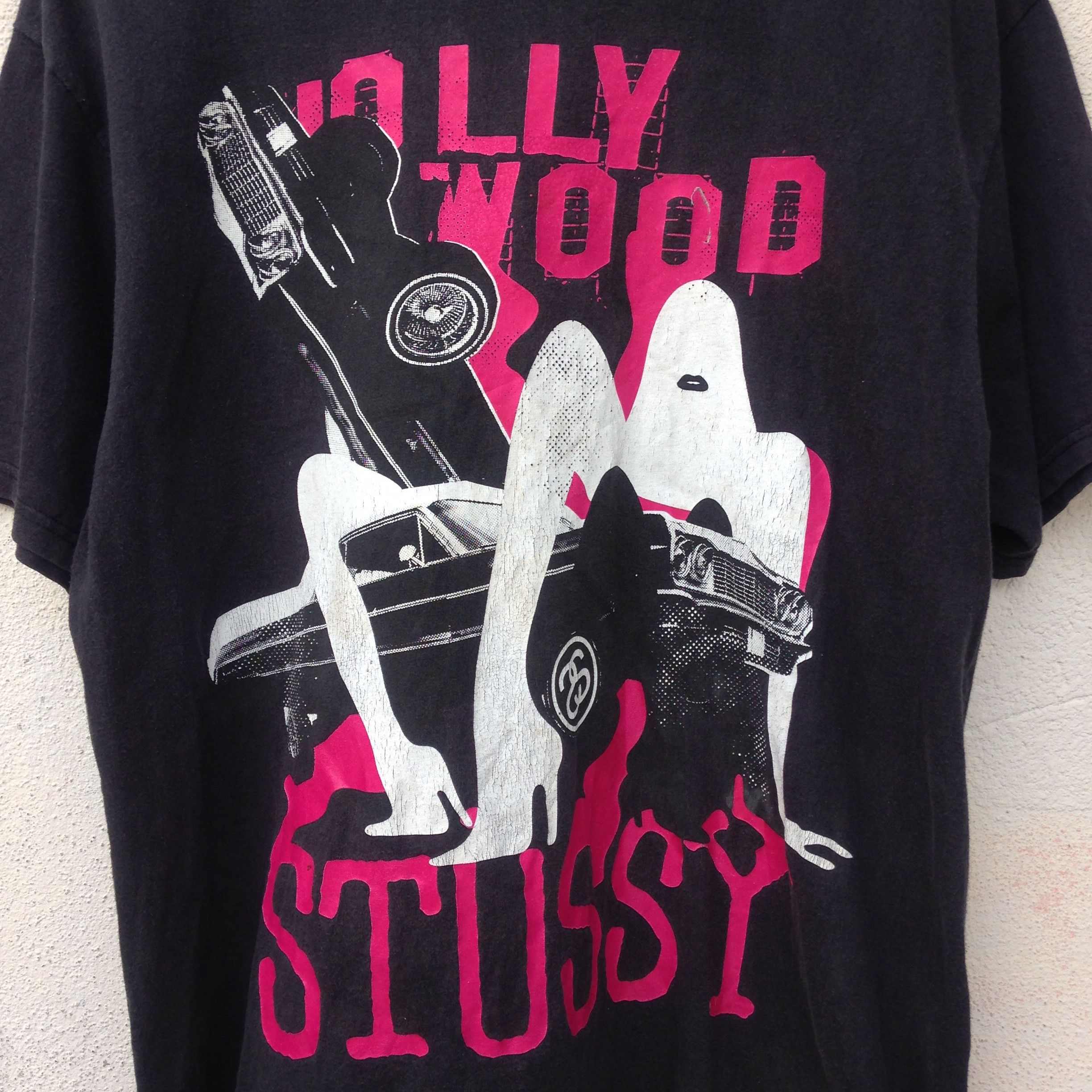 Stussy × Vintage Stussy Hollywood Faded Tee Size US L / EU 52-54 / 3 - 2 Thumbnail