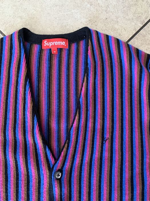 Supreme Supreme Micro Stripe Cardigan SS17 | Grailed