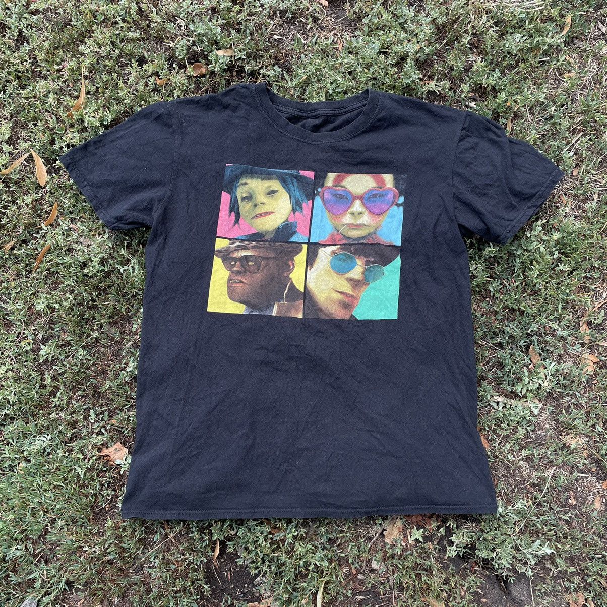 Vintage Vintage Y2K Gorillaz Graphic Tee Sun Faded Black Skate M Size US M / EU 48-50 / 2 - 1 Thumbnail