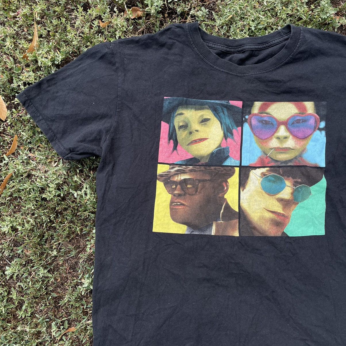 Vintage Vintage Y2K Gorillaz Graphic Tee Sun Faded Black Skate M Size US M / EU 48-50 / 2 - 3 Thumbnail