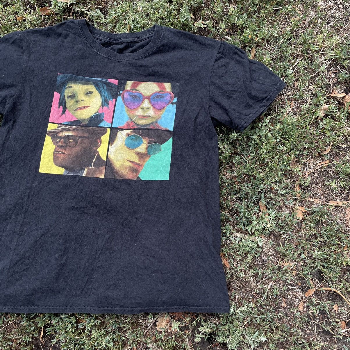 Vintage Vintage Y2K Gorillaz Graphic Tee Sun Faded Black Skate M Size US M / EU 48-50 / 2 - 2 Thumbnail