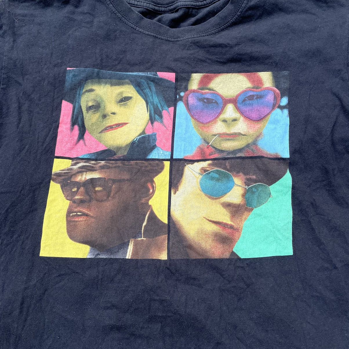 Vintage Vintage Y2K Gorillaz Graphic Tee Sun Faded Black Skate M Size US M / EU 48-50 / 2 - 4 Thumbnail