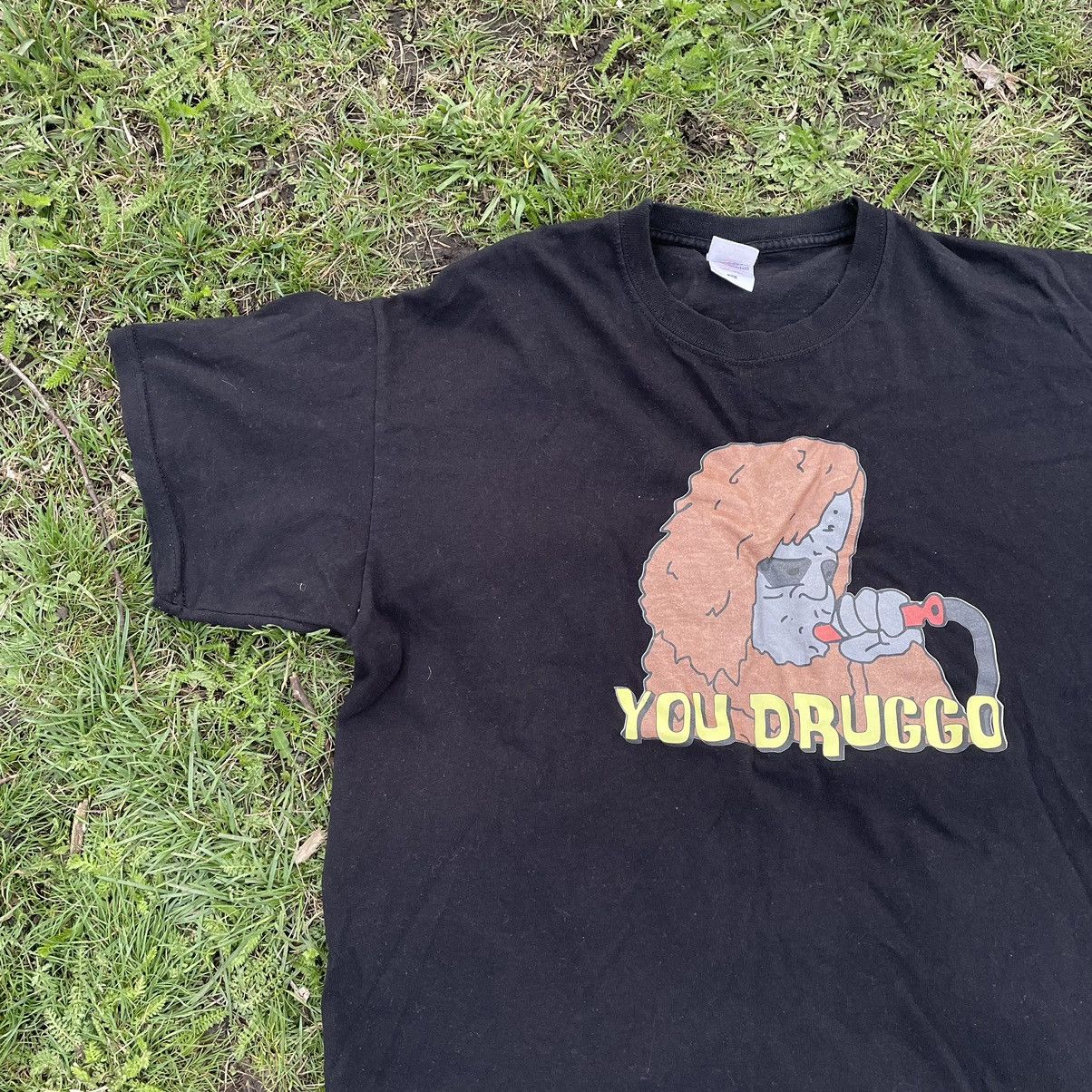 Vintage Vintage Y2K Sun Faded Graphic Tee Black Oversized Grunge L Size US L / EU 52-54 / 3 - 4 Thumbnail