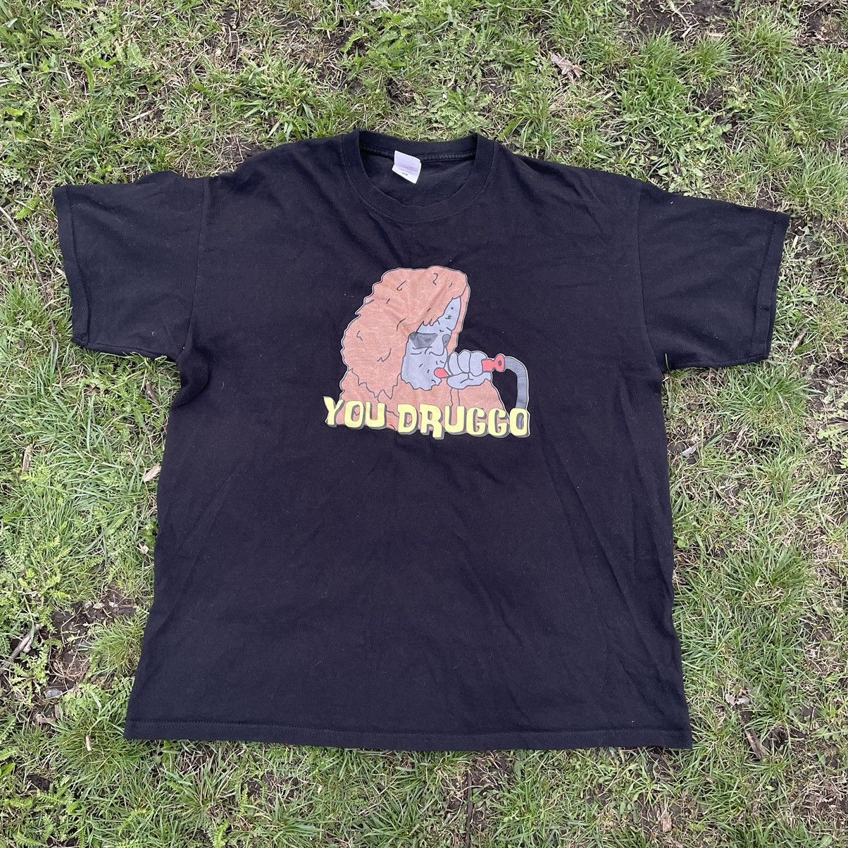 Vintage Vintage Y2K Sun Faded Graphic Tee Black Oversized Grunge L Size US L / EU 52-54 / 3 - 2 Thumbnail