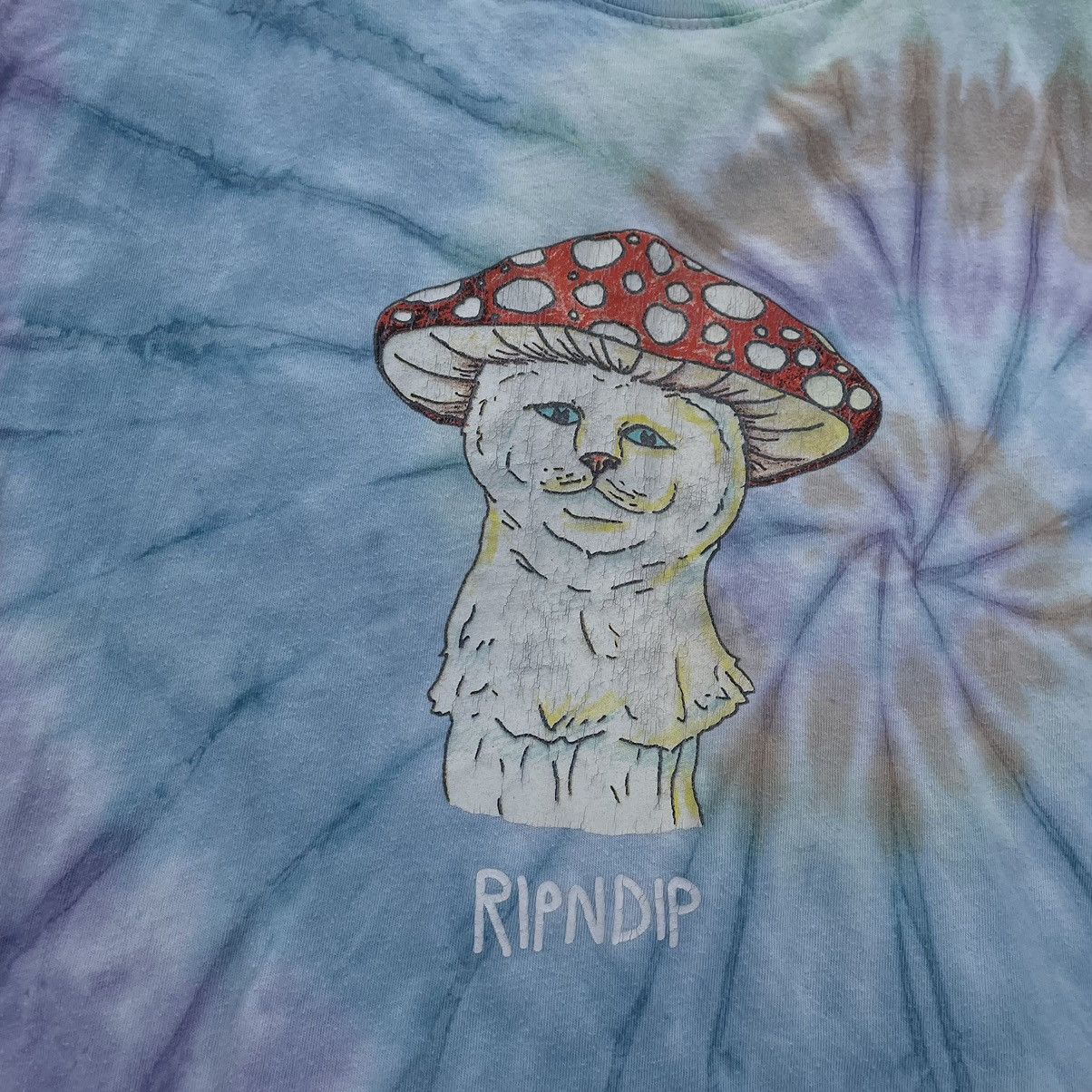 Vintage Vintage Y2K ADULT Magic Mushrooms Rip Dip M Size US M / EU 48-50 / 2 - 6 Thumbnail