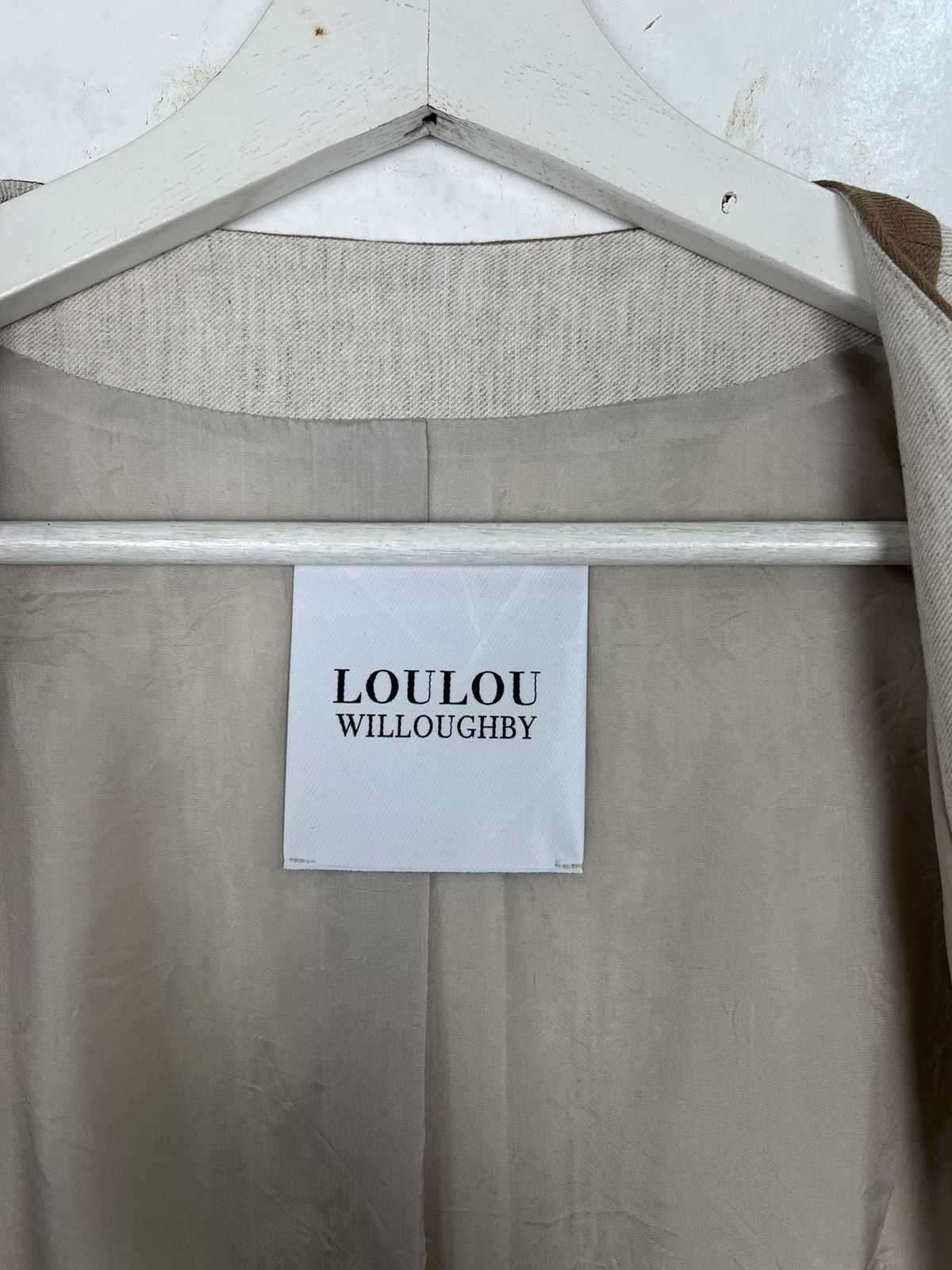Designer × Japanese Brand 🔥 LOULOU WILLOUGBHY LONG COAT MADE IN JAPAN Size US M / EU 48-50 / 2 - 8 Thumbnail
