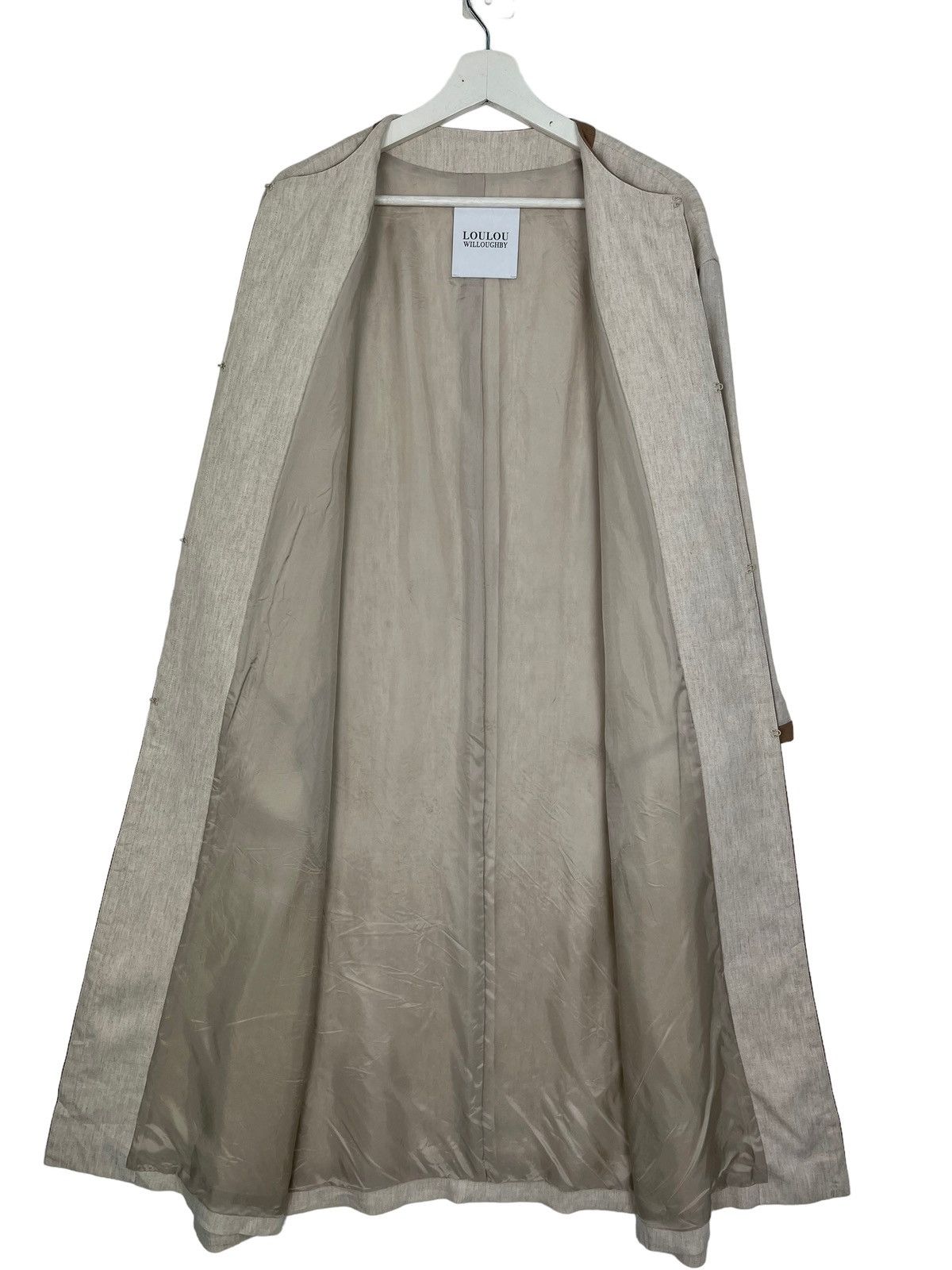 Designer × Japanese Brand 🔥 LOULOU WILLOUGBHY LONG COAT MADE IN JAPAN Size US M / EU 48-50 / 2 - 5 Thumbnail