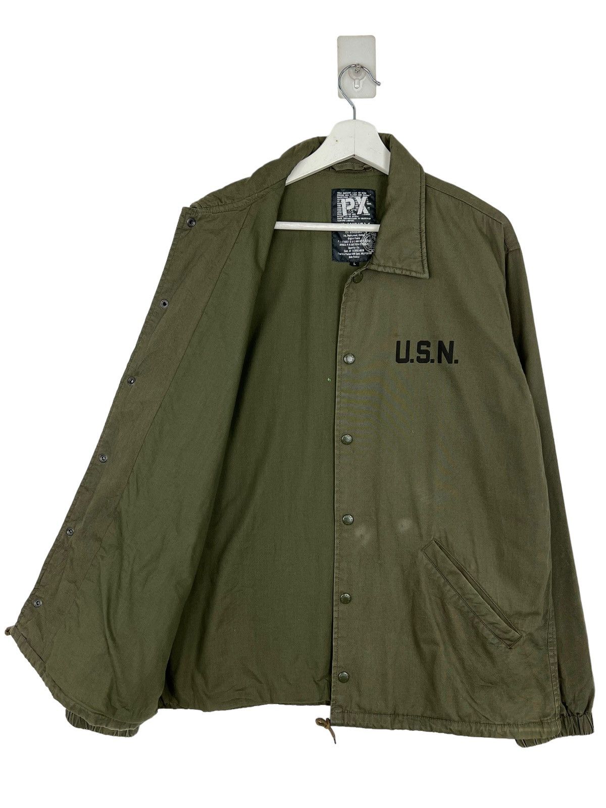 Avirex 🔥 VINTAGE AVIREX USN JACKET Size US L / EU 52-54 / 3 - 4 Thumbnail